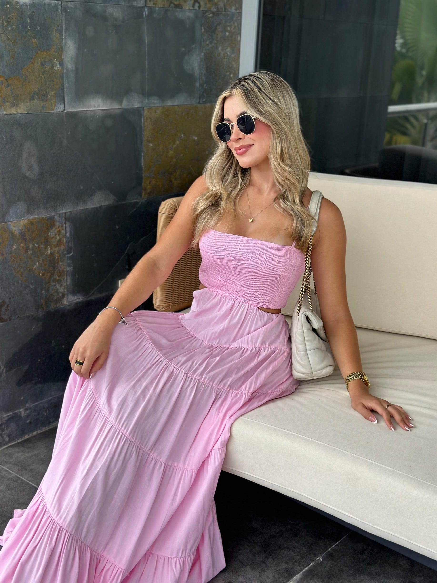 VESTIDO ASTRID ROSADO - imagen 4