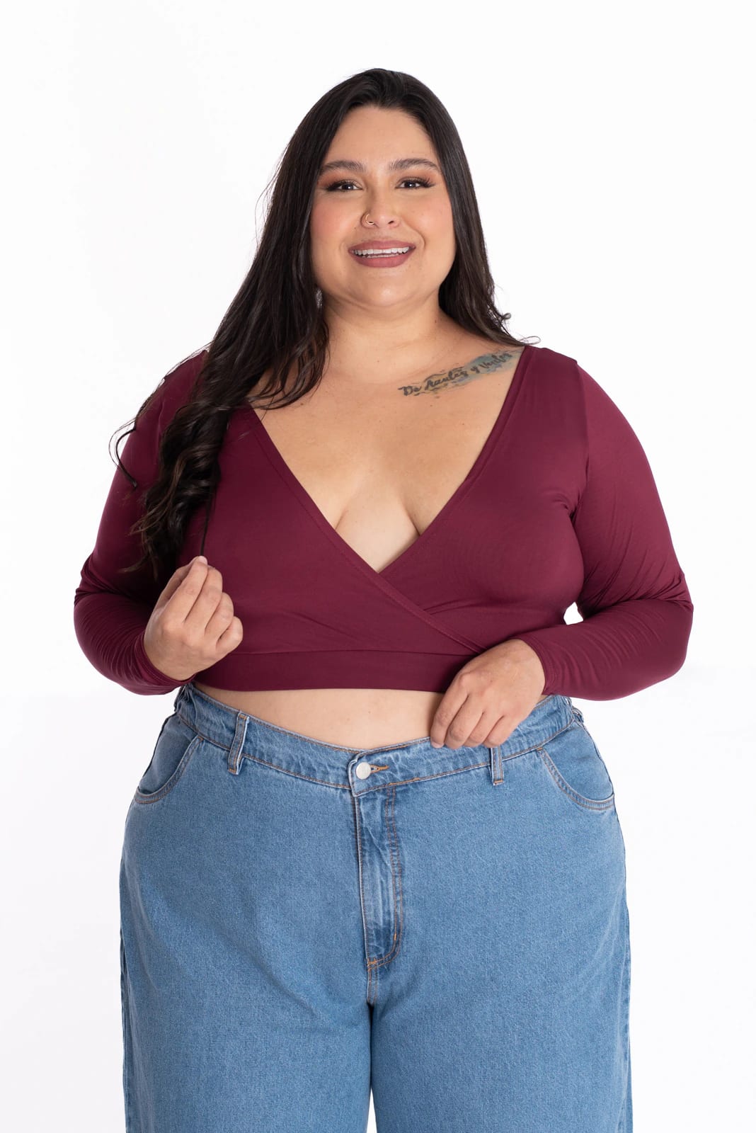 Crop Top Molly Vino - imagen 1