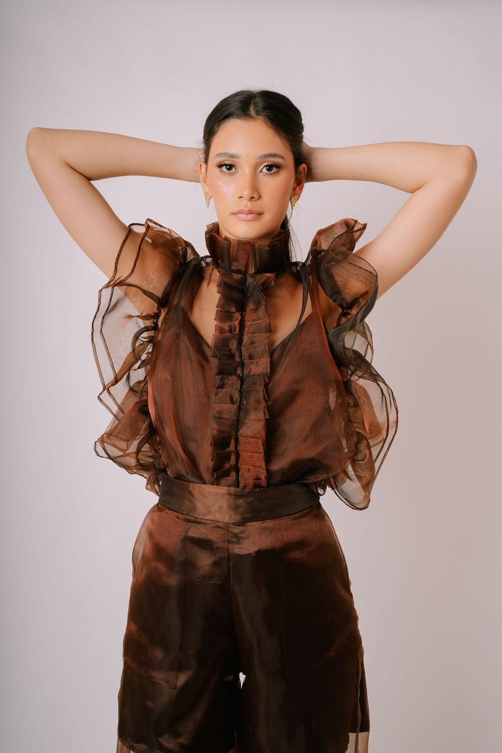 Organza Ruffle top - imagen 2