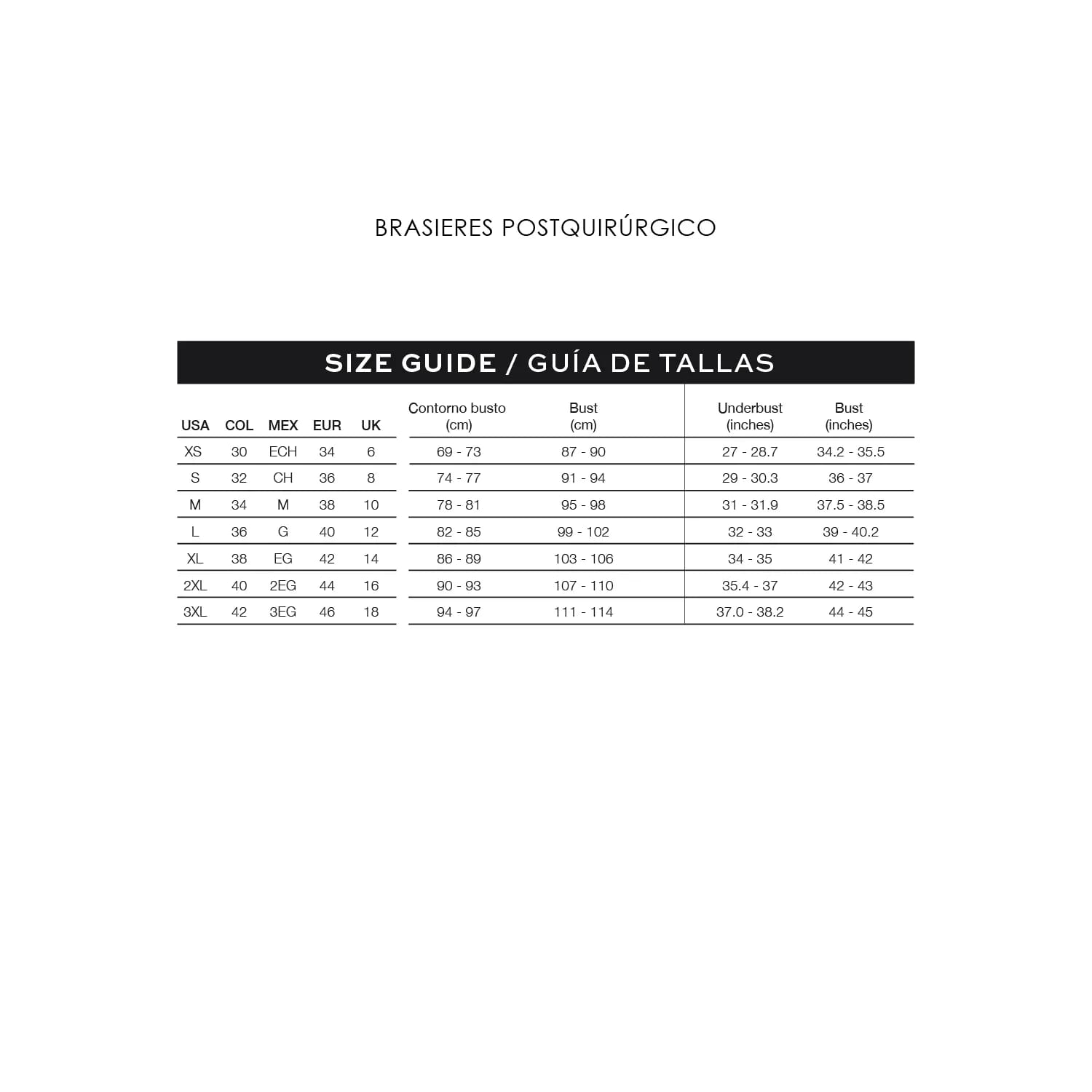 Brasier Postoperatorio Mujer - imagen 6