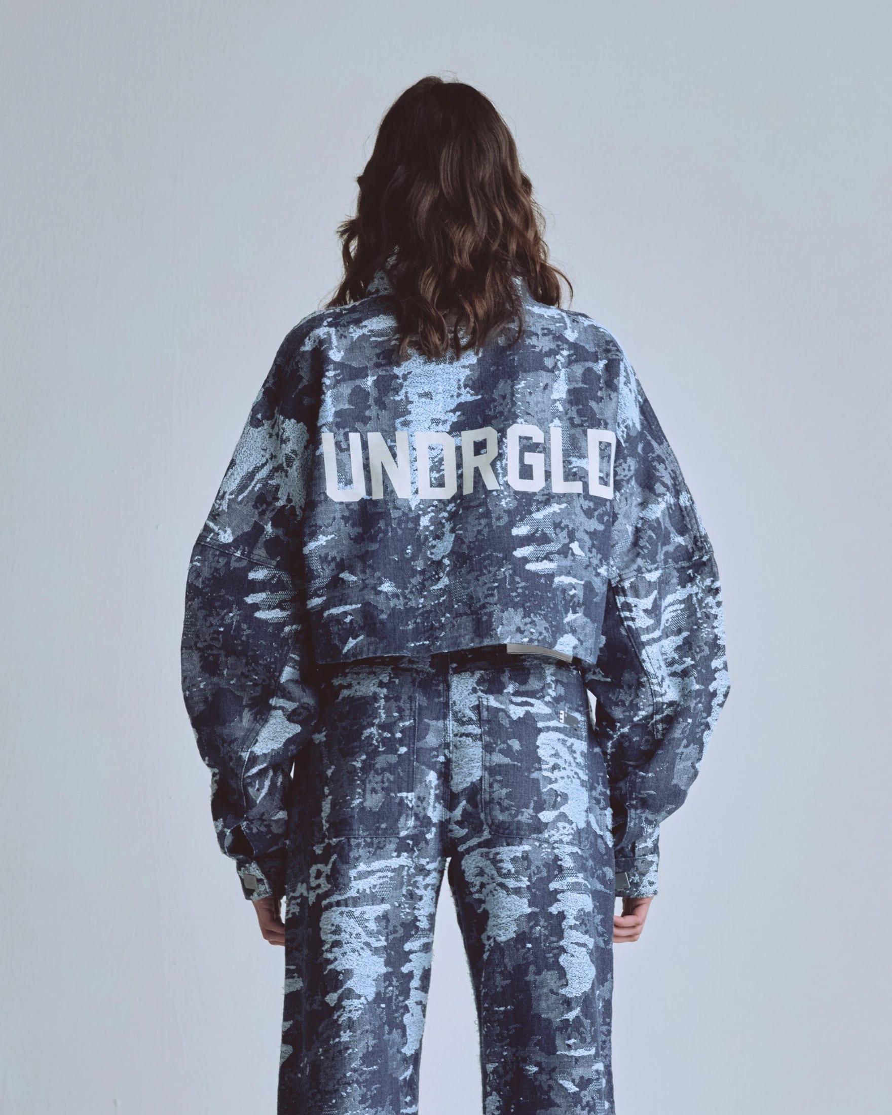 W Capsule UNDRGLD Jacquard Jacket Cammo Blue - imagen 7