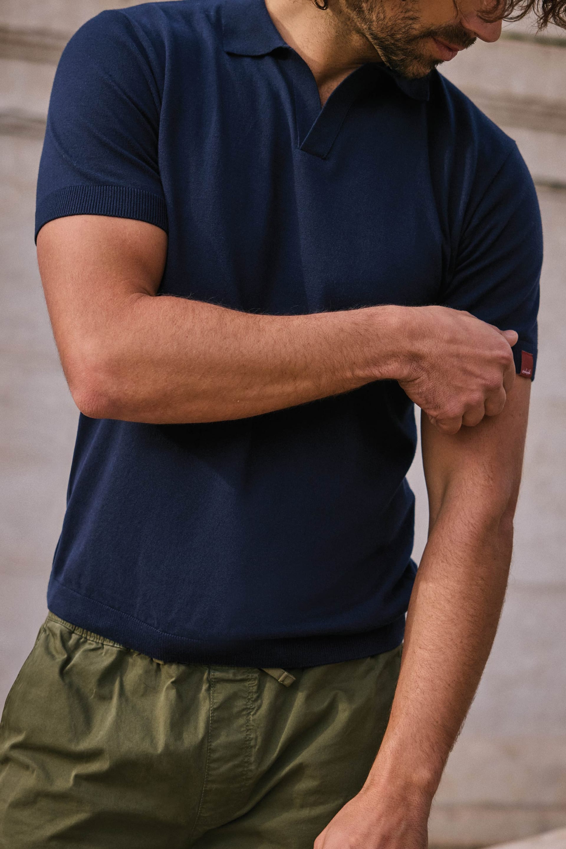 POLO TEJIDA NAVY - imagen 2