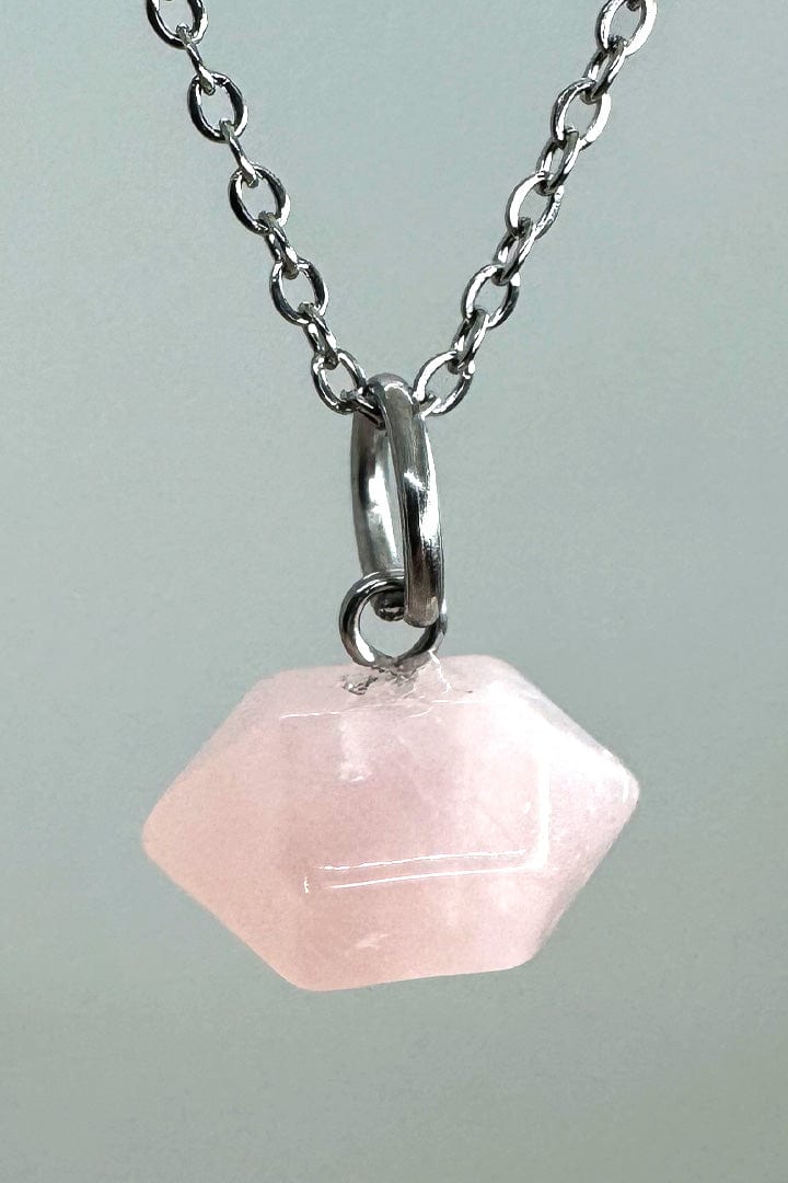 Cadena cuarzo rosa - imagen 1