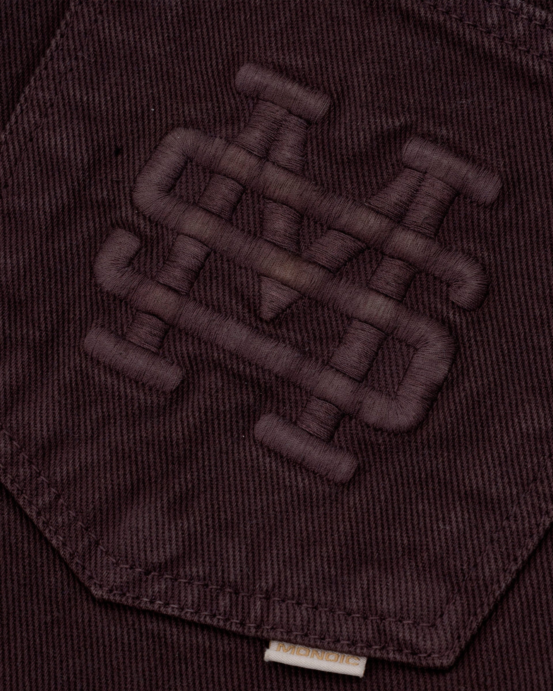 Pocket Straight Pants – Burgundy - imagen 6