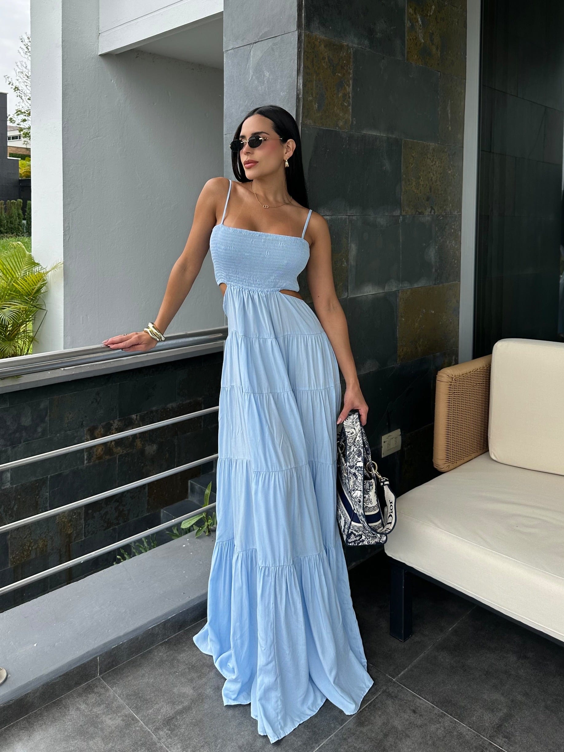 VESTIDO ASTRID AZUL - imagen 1