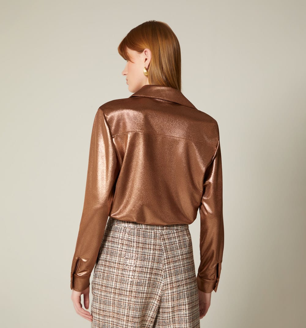 Blusa camisera manga larga - imagen 4