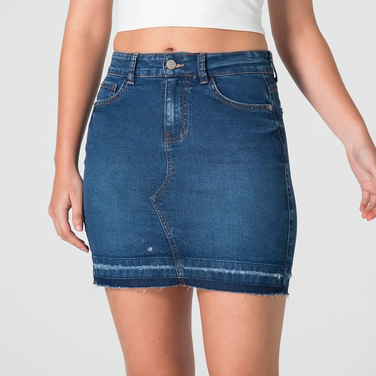 Falda Denim Corta Tego - imagen 2