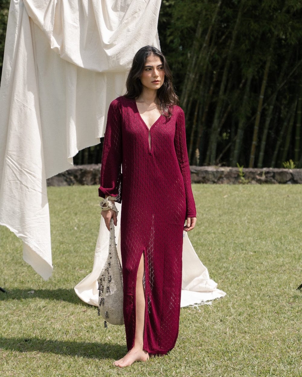 KIMONO SERENO - WINE - imagen 3