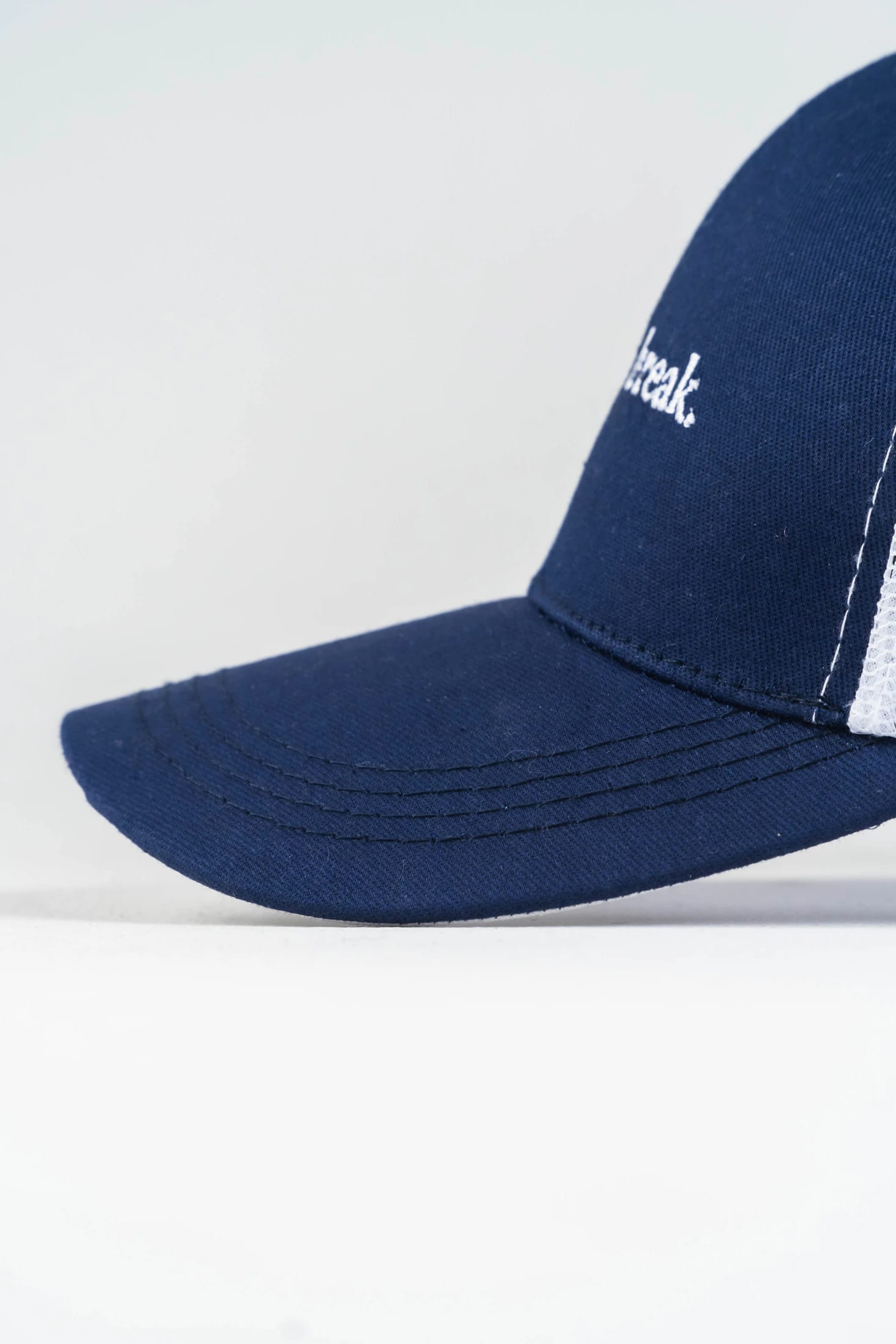 Gorra Bordado Algodón Azul Oscuro - imagen 4