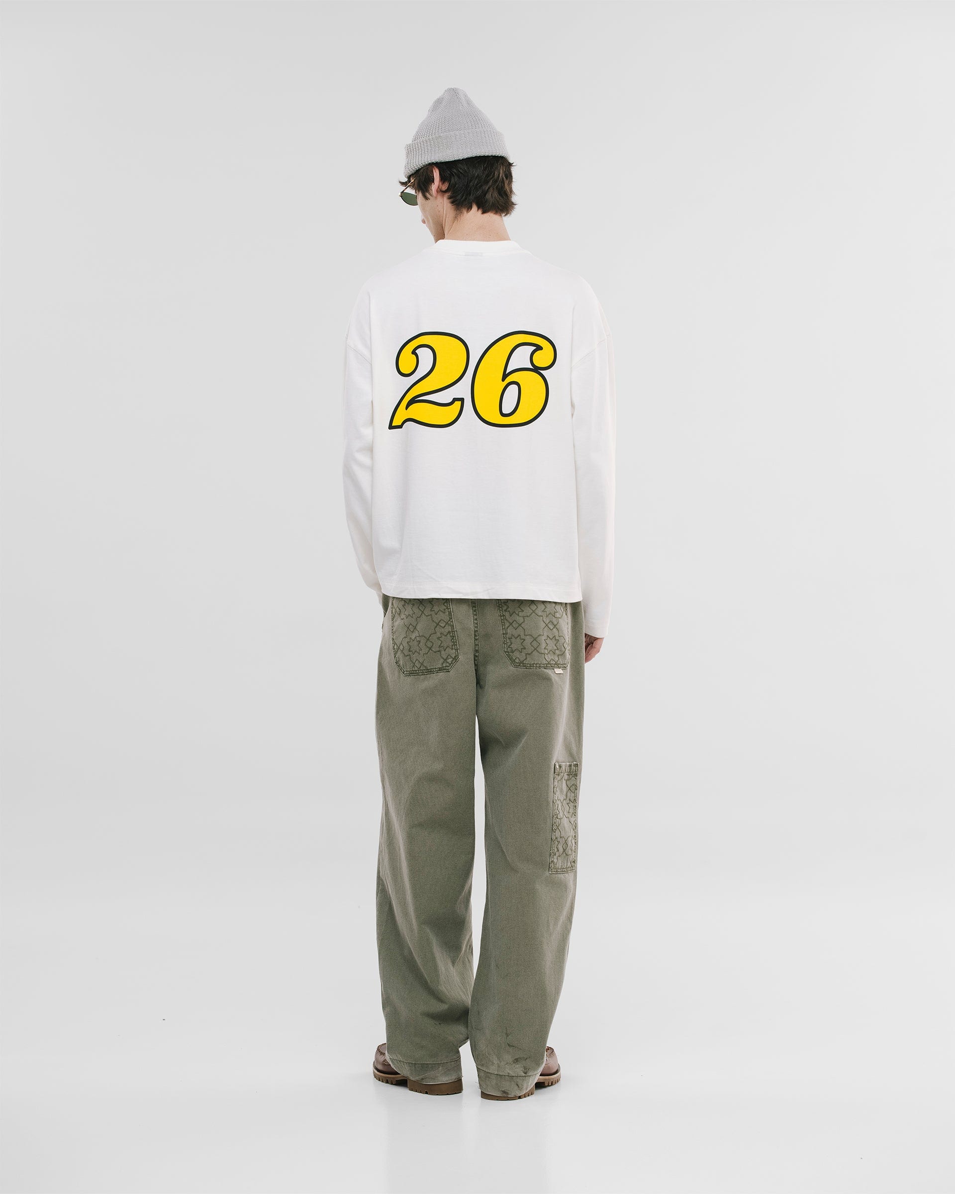 Camiseta Boxy Fit Long-Sleeve 26 - Cloud Dancer (Exclusive) - imagen 3