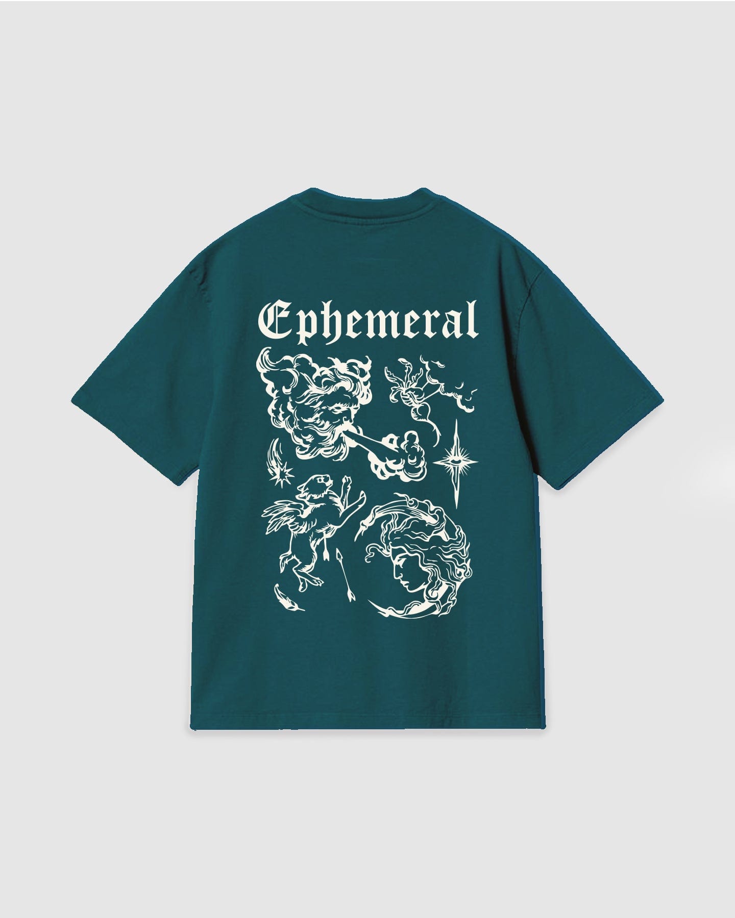 Oversized T Shirt Ephemeral Dark Green - imagen 1