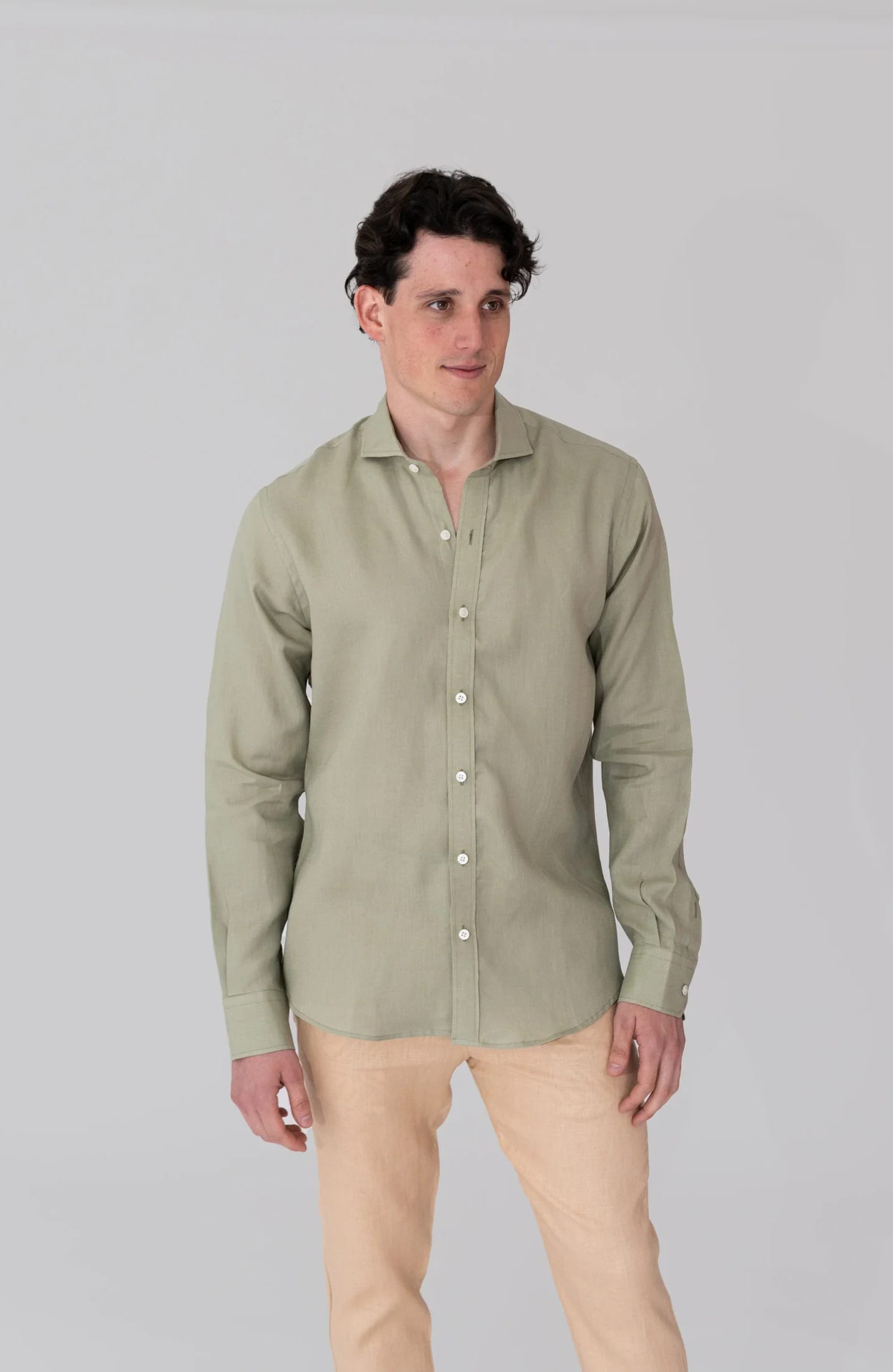 Camisas 100% Lino Cuello Francés- European Flax - imagen 10