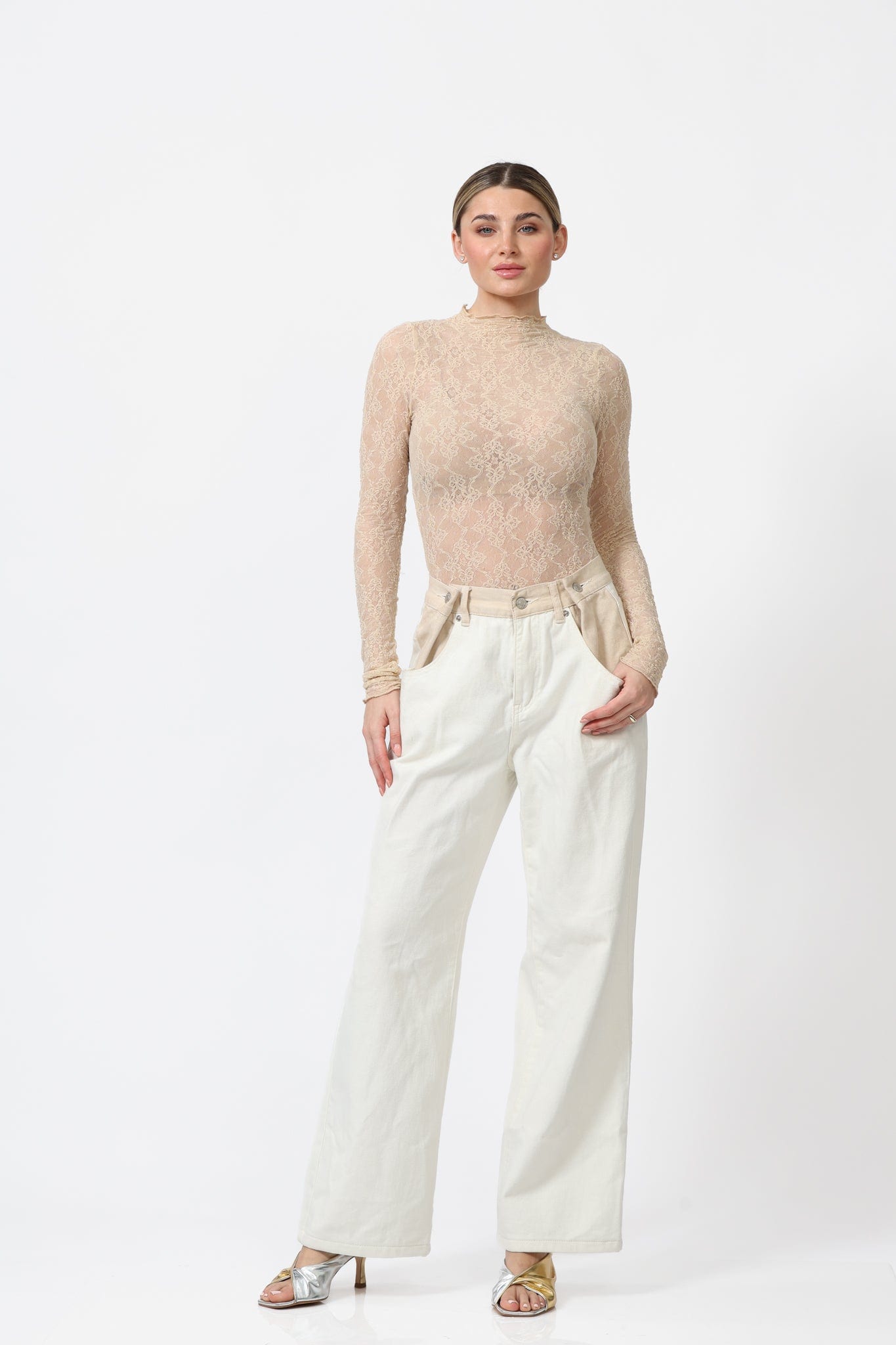 ETHEREAL NUDE JEANS - imagen 1