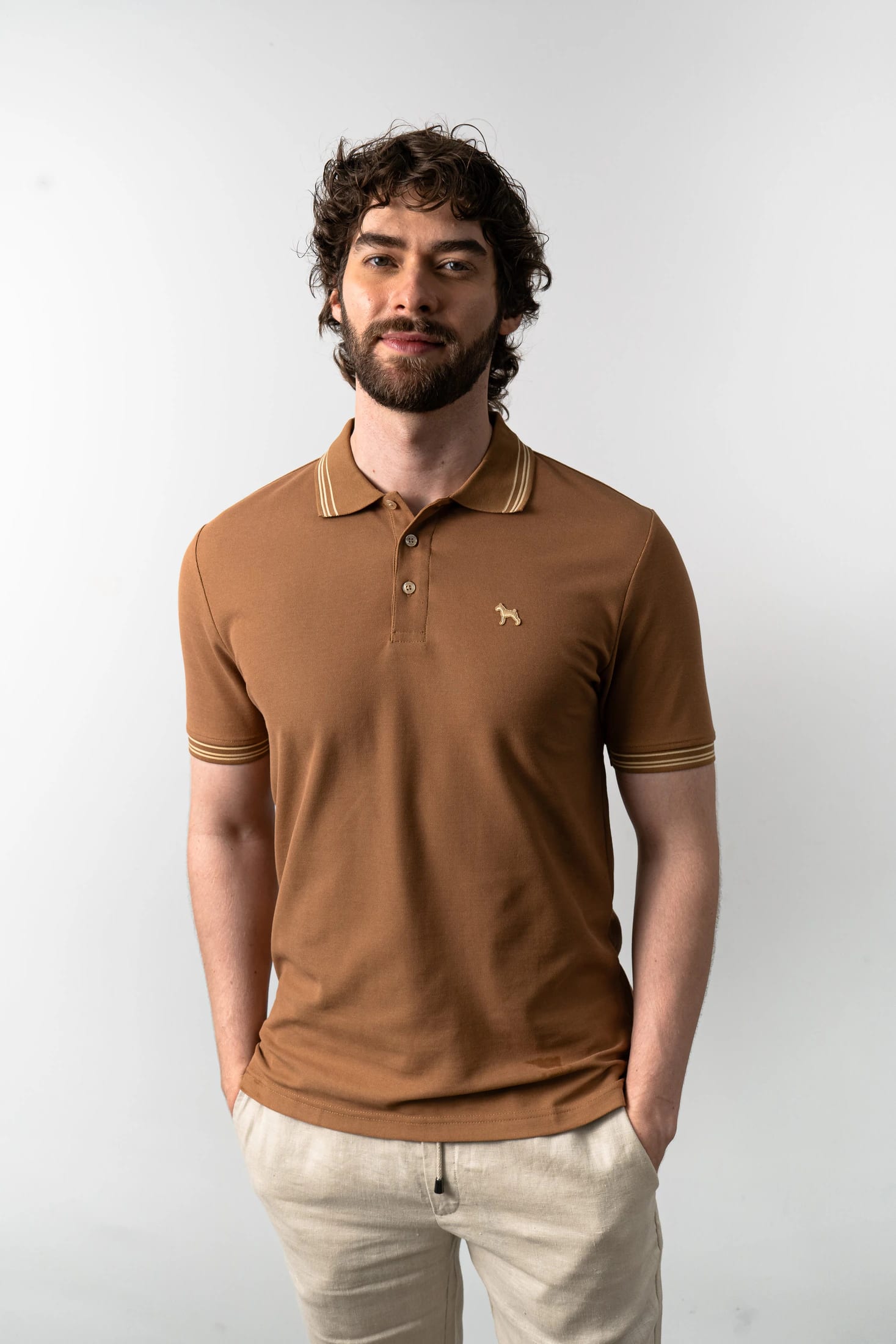 Polo Básica Tabaco - imagen 4
