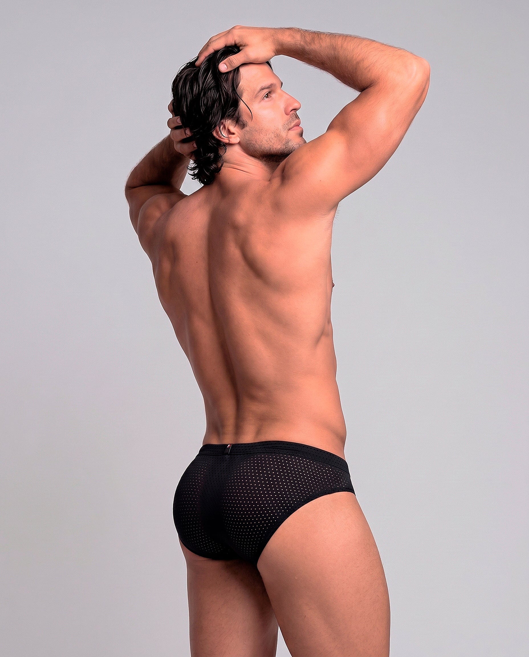 BRIEF SEXY MALLA NEGRO - imagen 2
