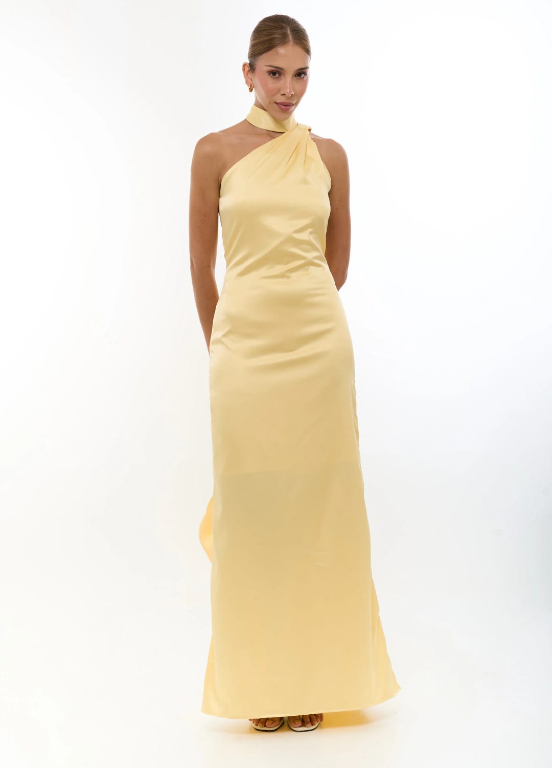 Vestido Maid Of Honor Amarillo - imagen 2