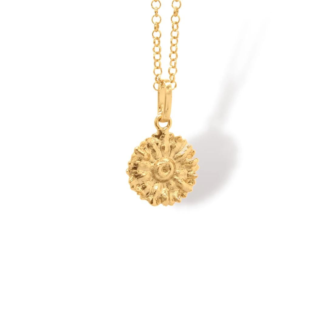 Cadena con flor de margarita pequeña - imagen 1