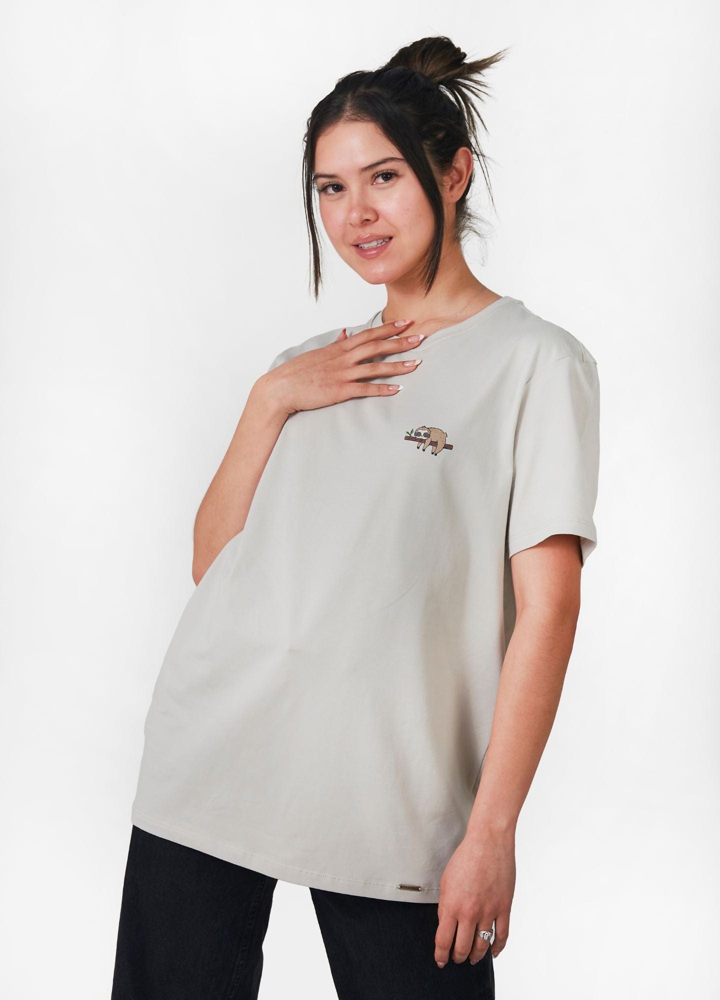 Basic Ciampino Camiseta Regular – Taupe - imagen 1