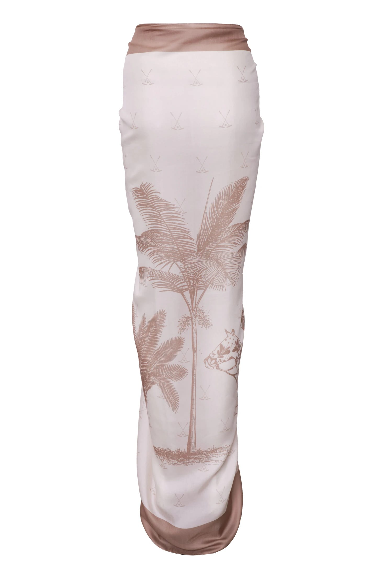 De La Falaise Cotton Silk Sarong / Beige - imagen 3