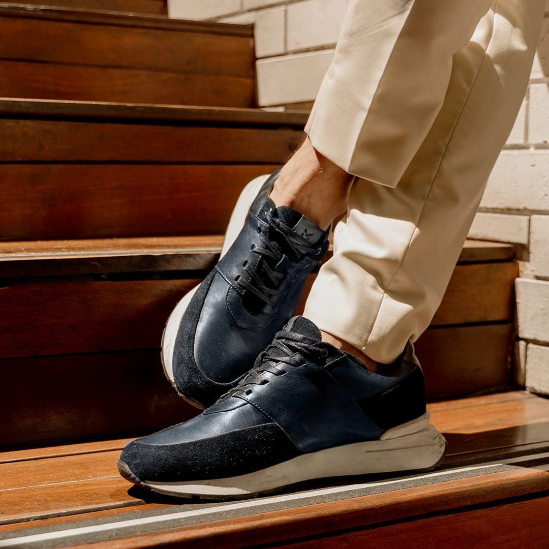 Sneaker Arezzo Azul - Blanco - imagen 2
