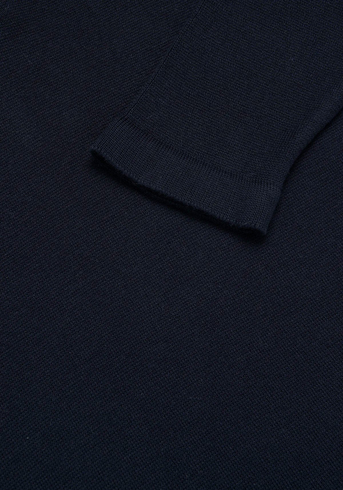 Saco Camisero Half Zip Algodón Azul Oscuro - imagen 3