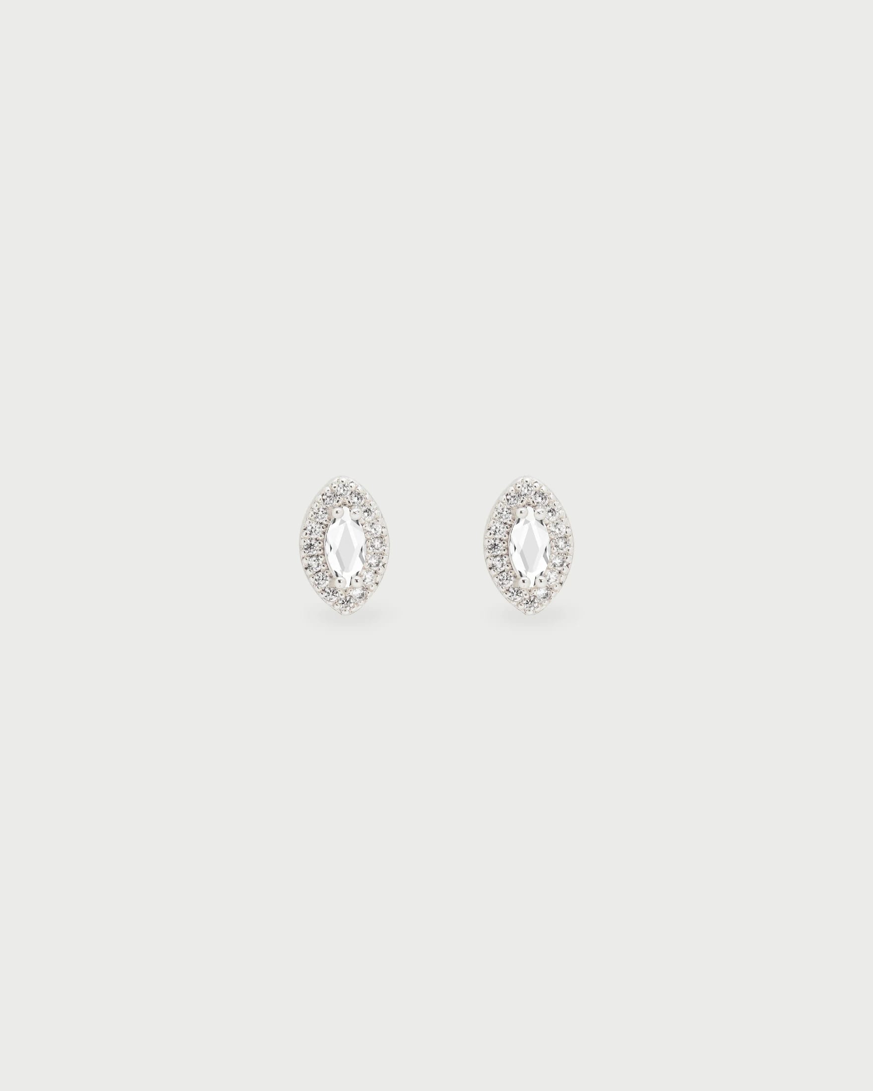 Aretes Oval Cristales - imagen 2
