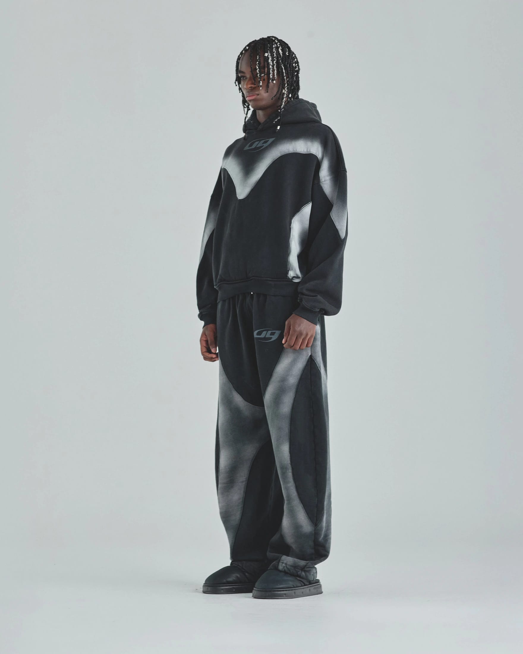 Act 1 UG Boxy Fit Hoodie Sandblast Black - imagen 5