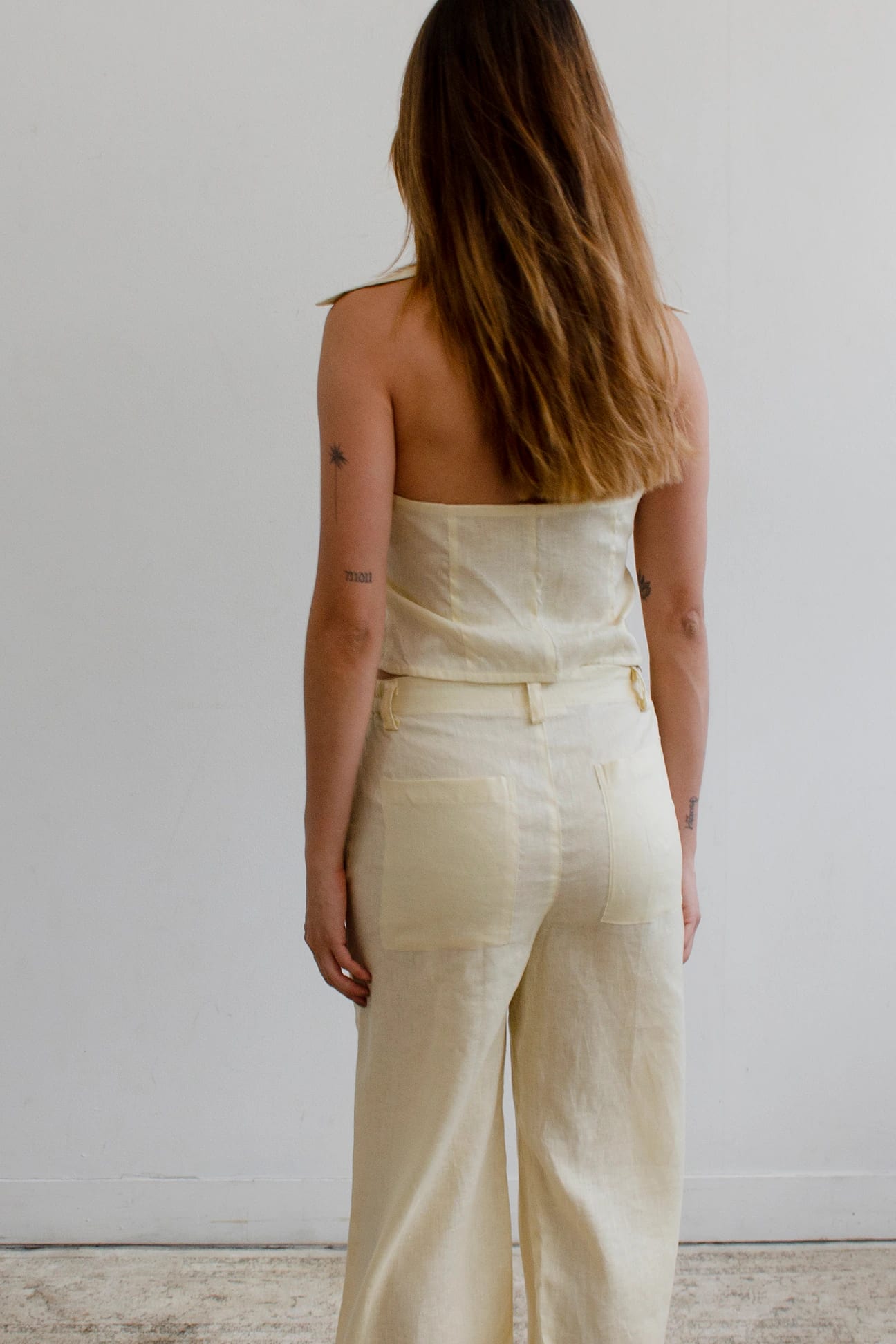 Top Sol de lino | Amarillo Butter Yellow - imagen 4