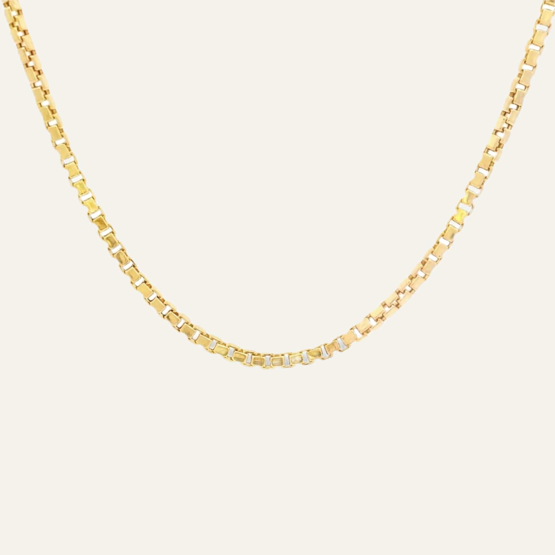 Cadena box 18k - imagen 3