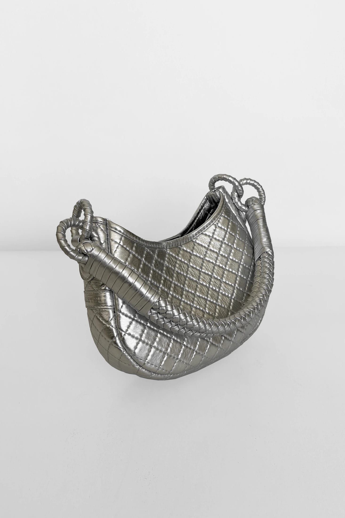 Saddle Mini, Shoulder Bag - Silver - imagen 2