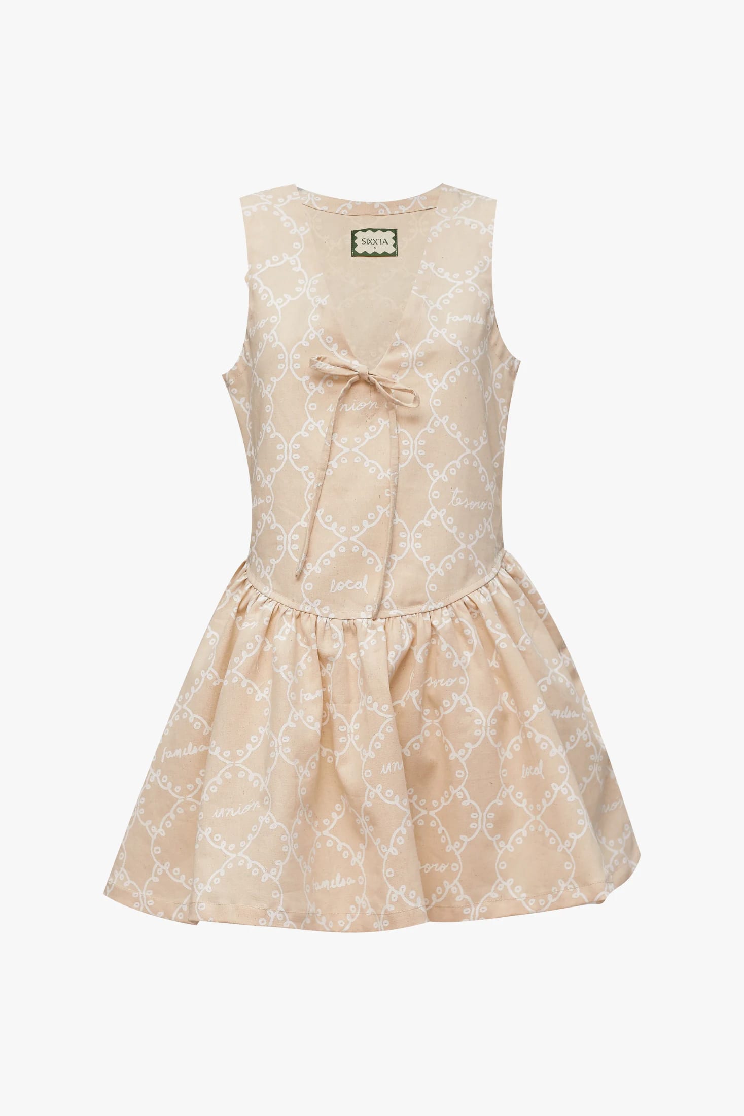 Vestido Azúcar Mantel Crudo - imagen 7