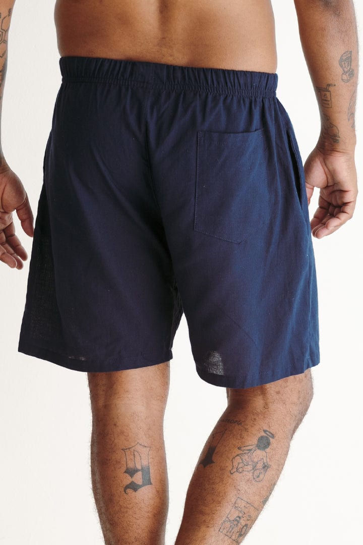 Short lino azul - imagen 3
