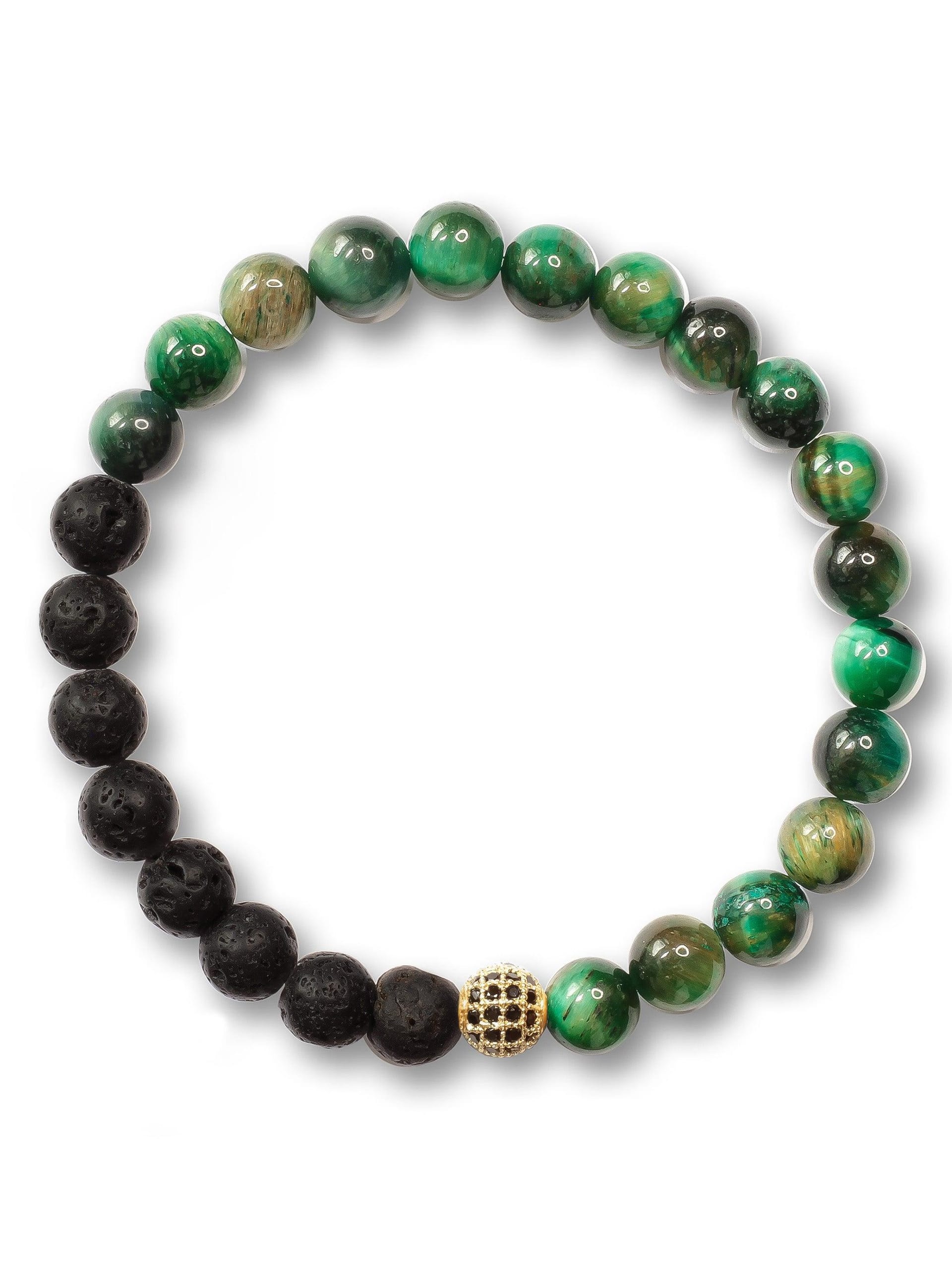 Brazalete Tigre Verde Volcán 6mm - imagen 2