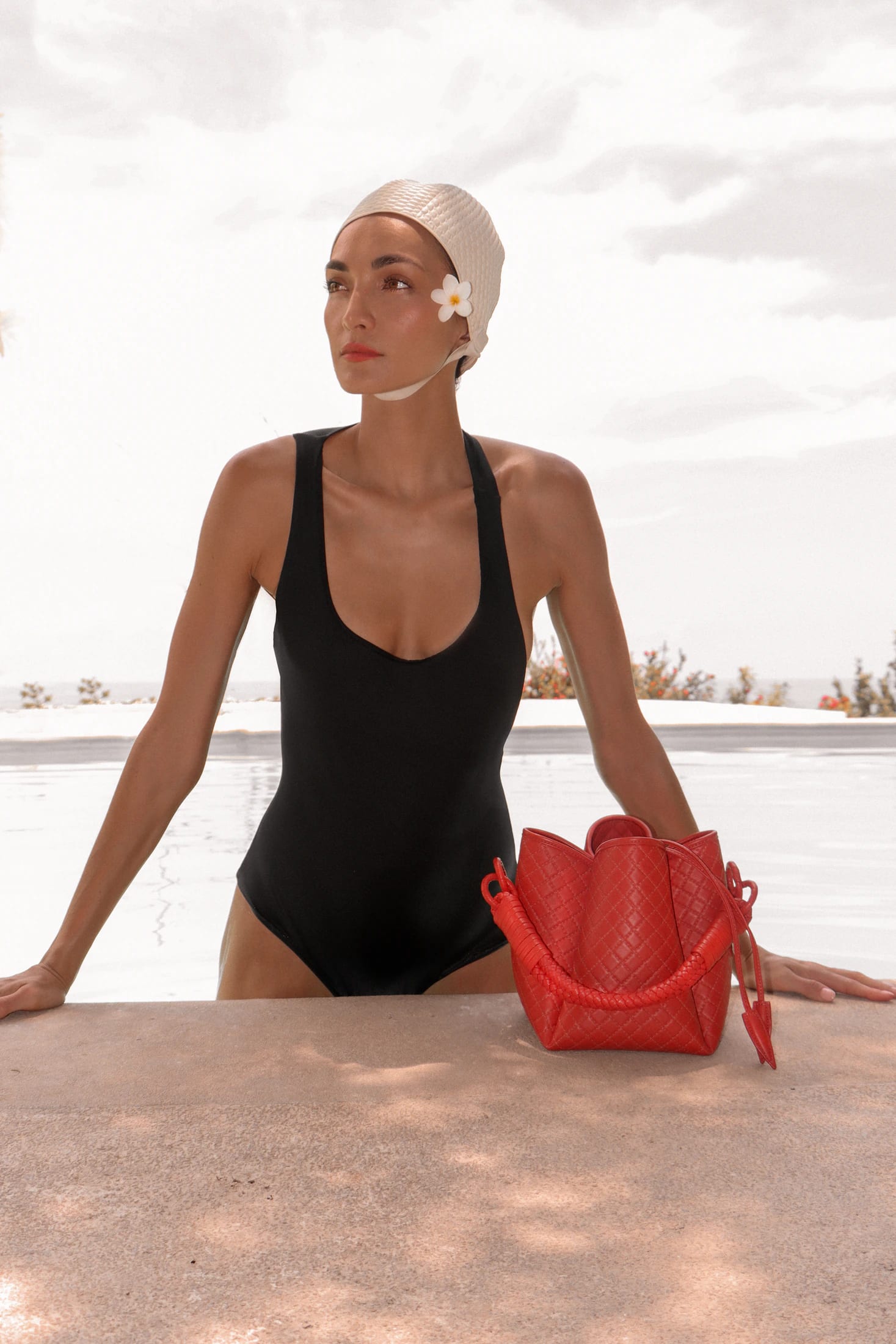 Tulip Bucket Bag, Coral - imagen 2