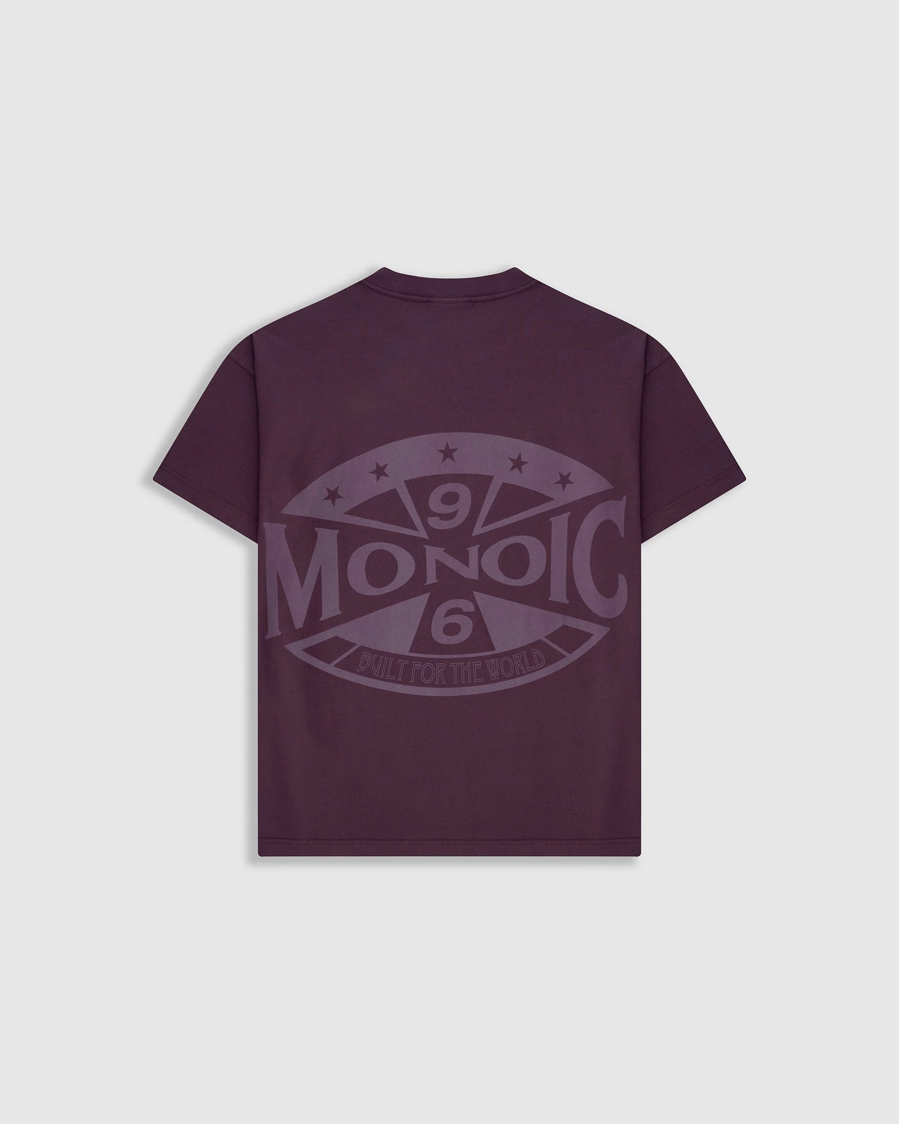 Camiseta Oversized Built For The World - Burgundy - imagen 1