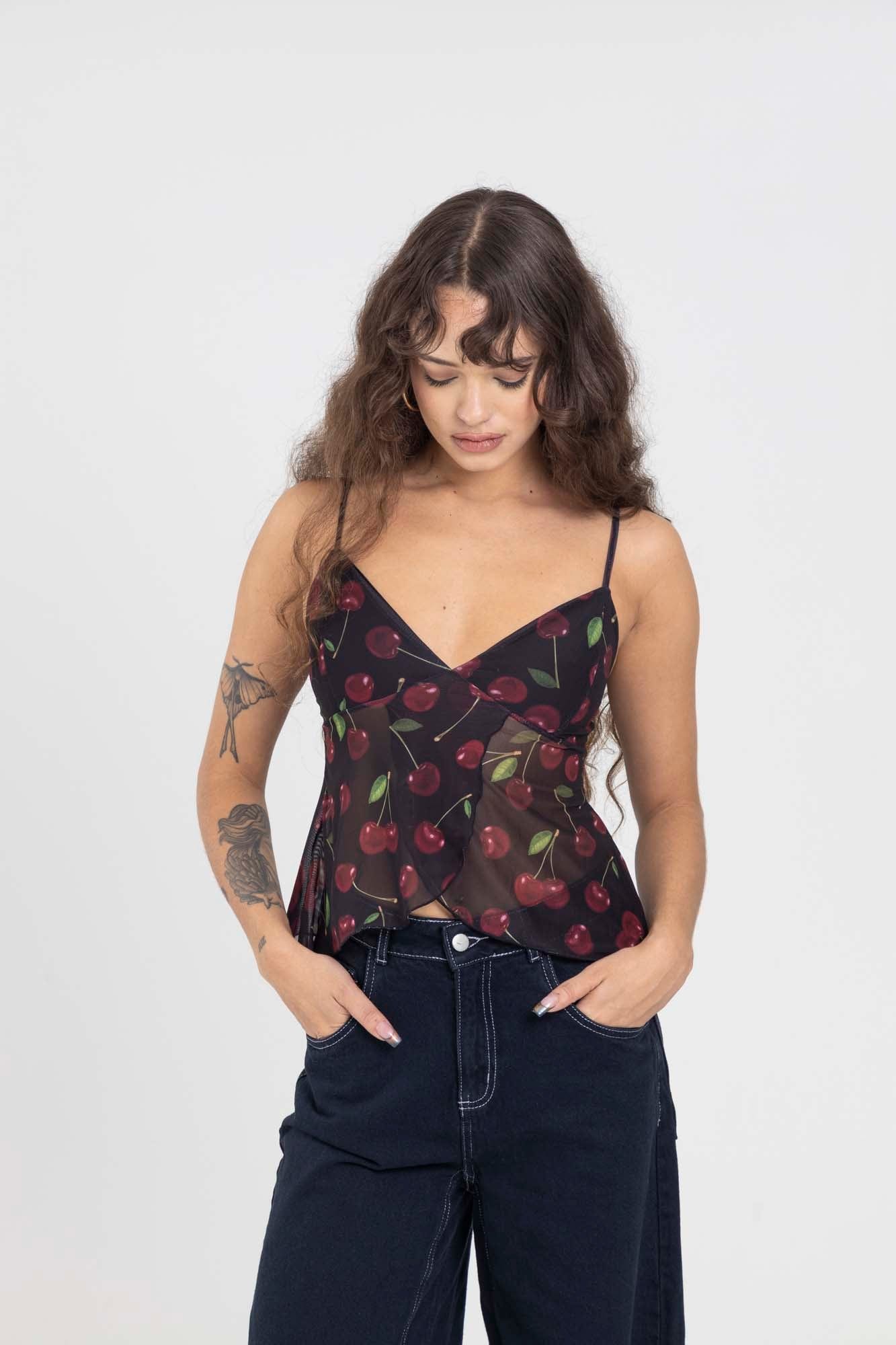 CHERRY MESH TOP - imagen 4