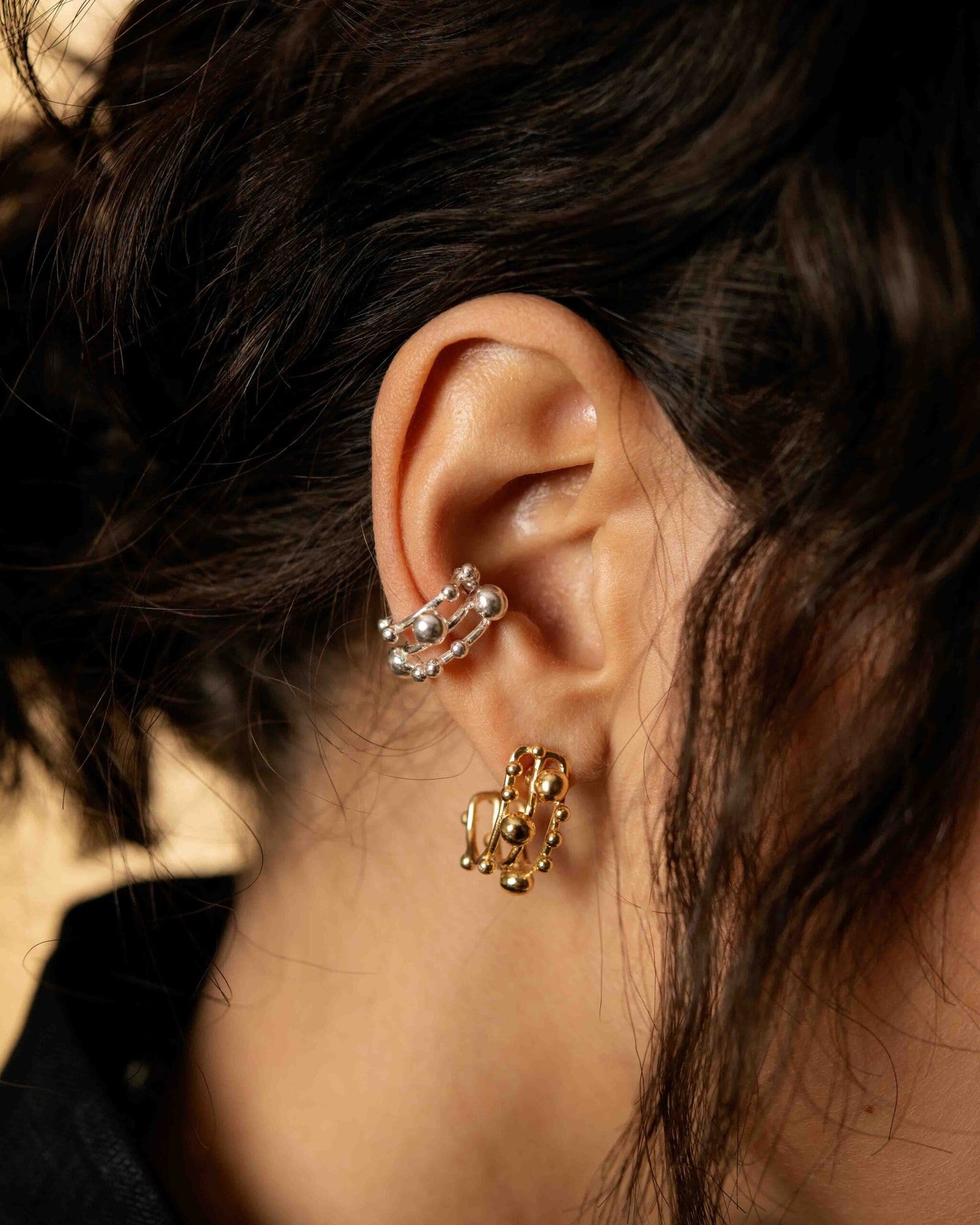 San Goli Ear Cuff Silver - imagen 3