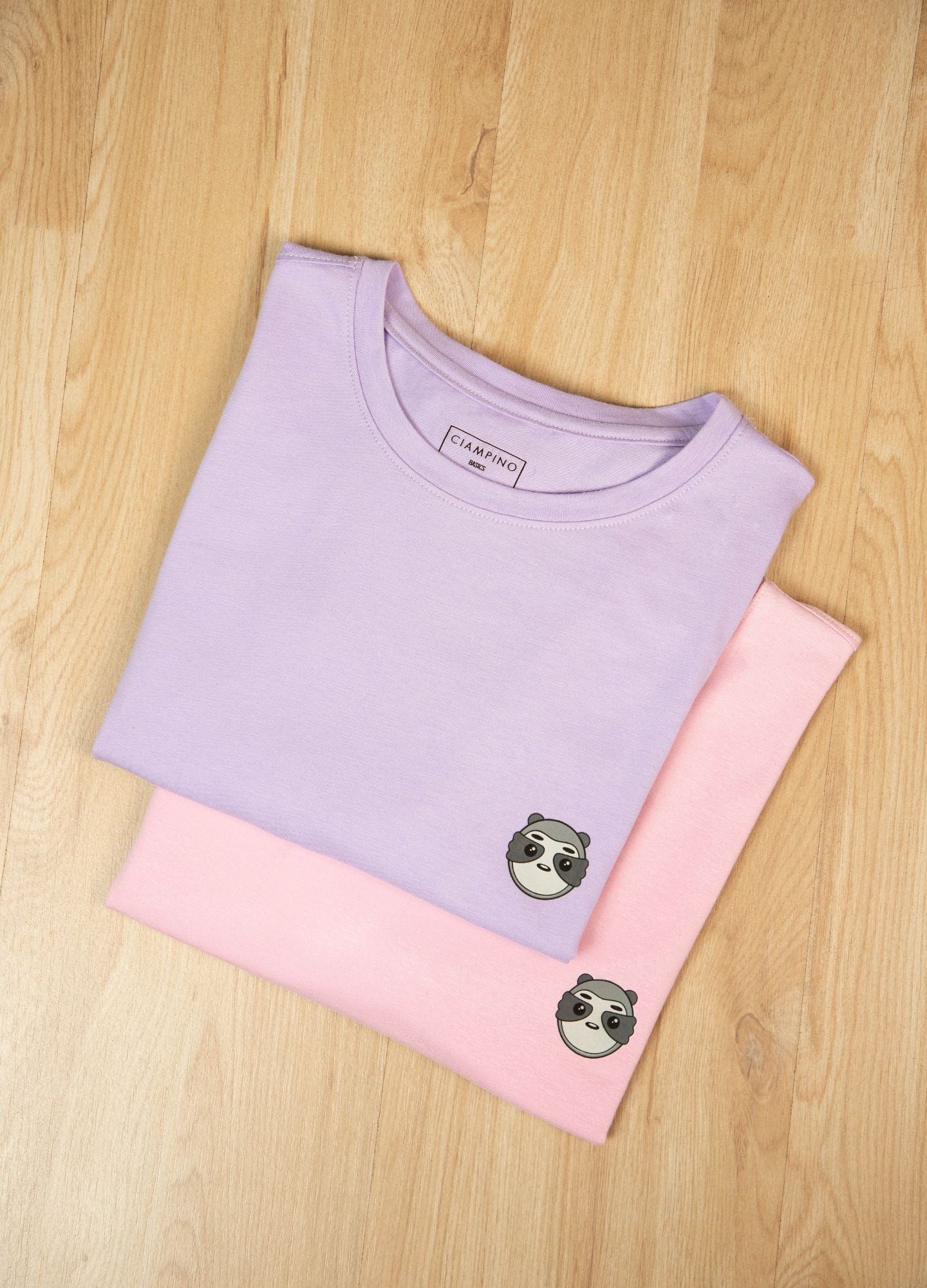 Basic Perezoso Camiseta Regular – Rosa - imagen 4