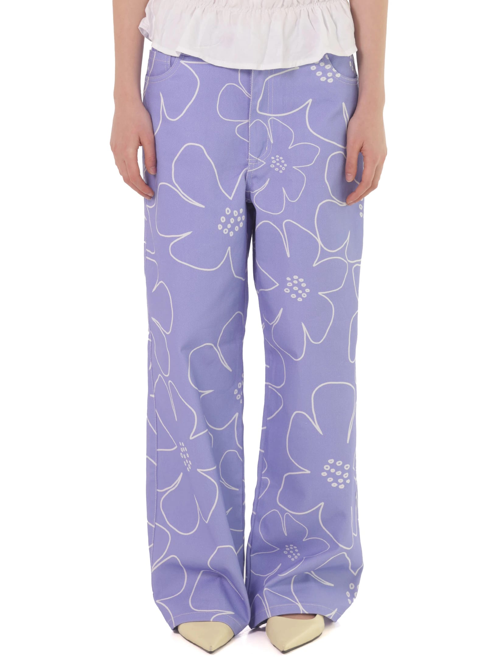 Pantalón Gótico Florentino Morado - imagen 1