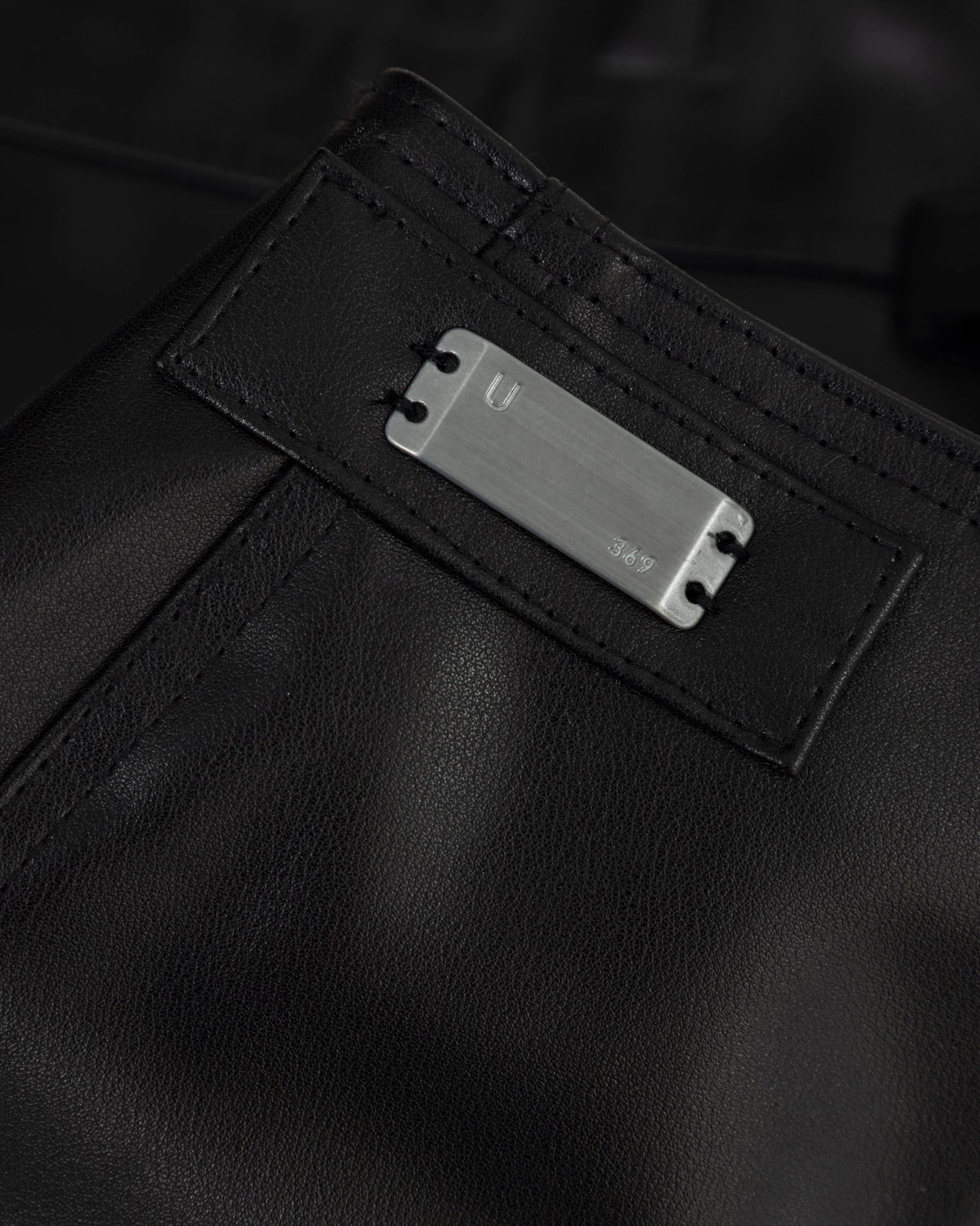 Basics Undergold Studio Pleather Mini Skirt Black - imagen 6
