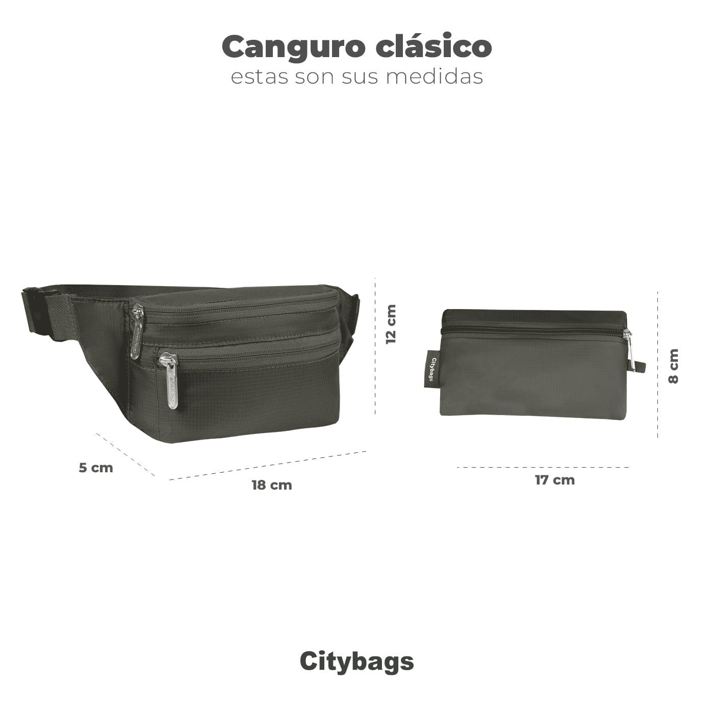Canguro Plegable ULTRA Estampado Tigres  Citybags Multicolor - imagen 6