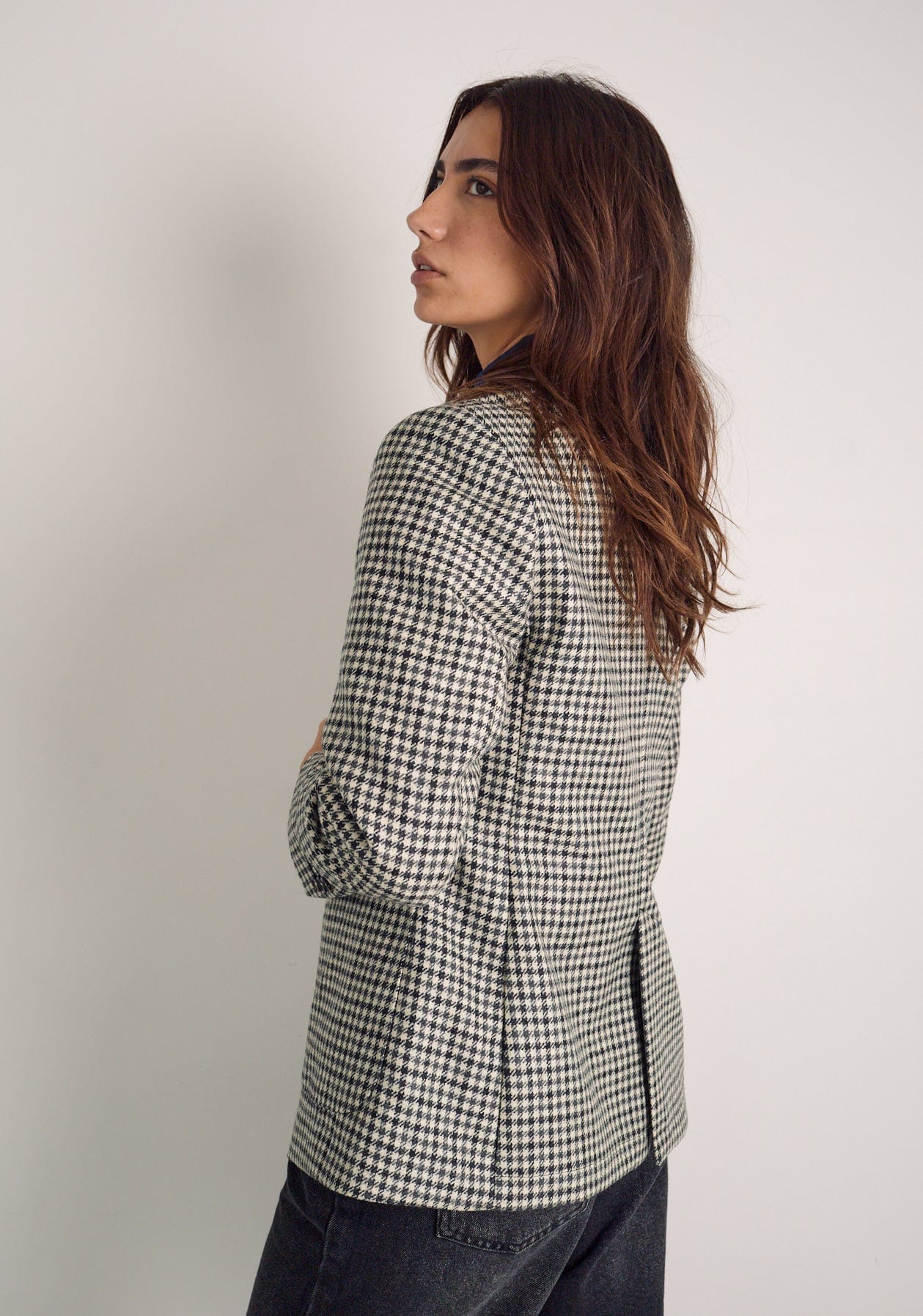 Blazer M Agatha Gallineto Marfil-Negro - imagen 6