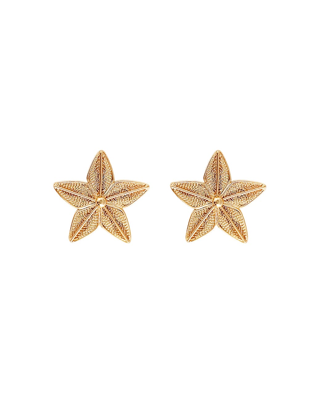 Aretes Estrella en filigrana - imagen 1