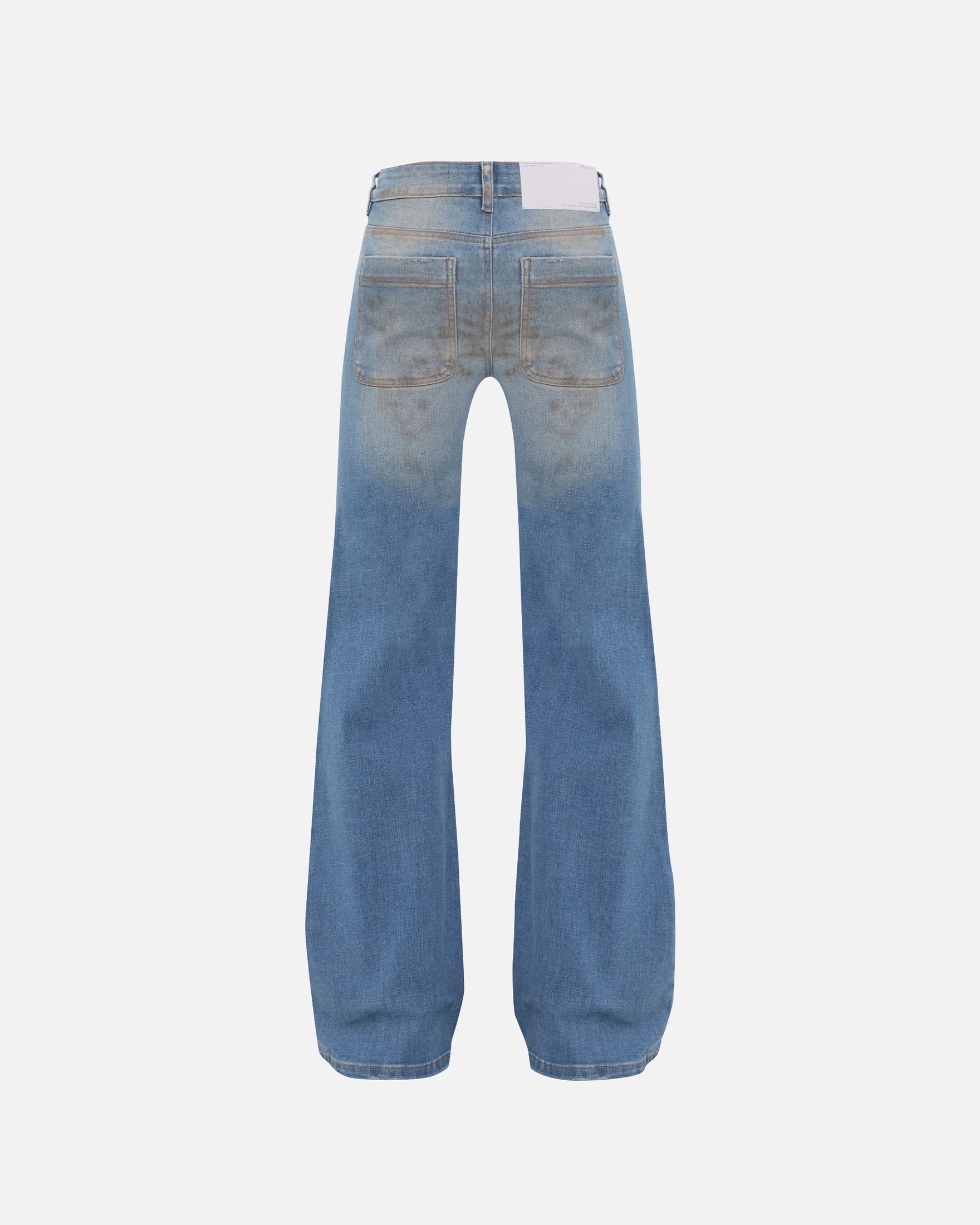W Stardust Undgld Studio Flare Jeans Mechanic Blue - imagen 3