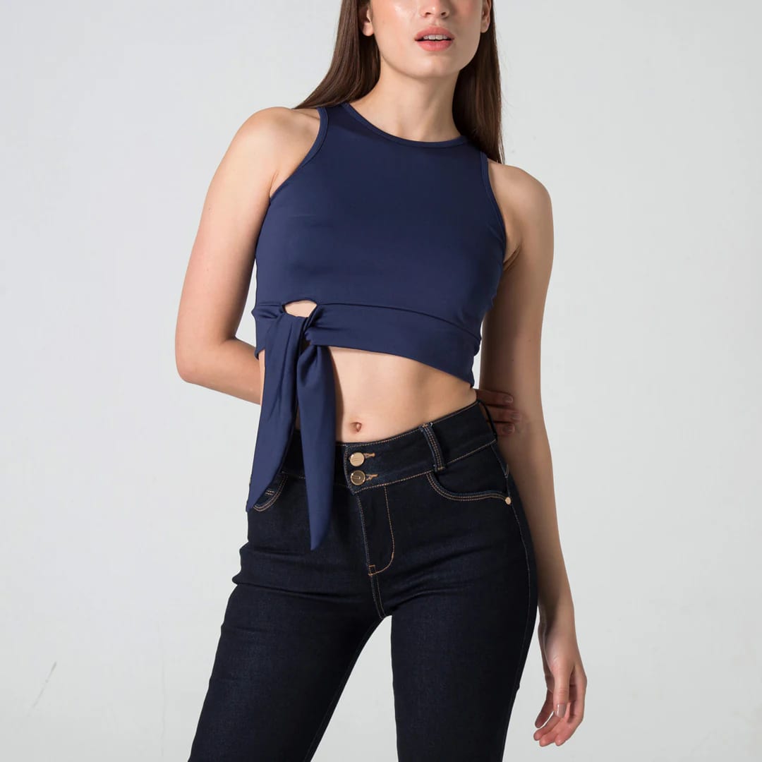Blusa Crop Manga Sisa Slim Dalia - imagen 14