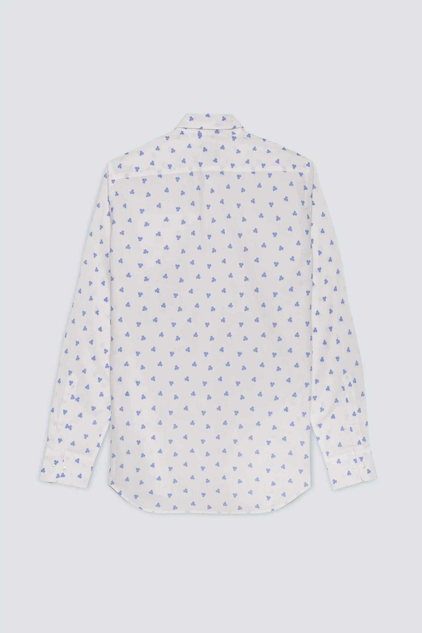 Men's cotton shirt white pomagranate - imagen 2