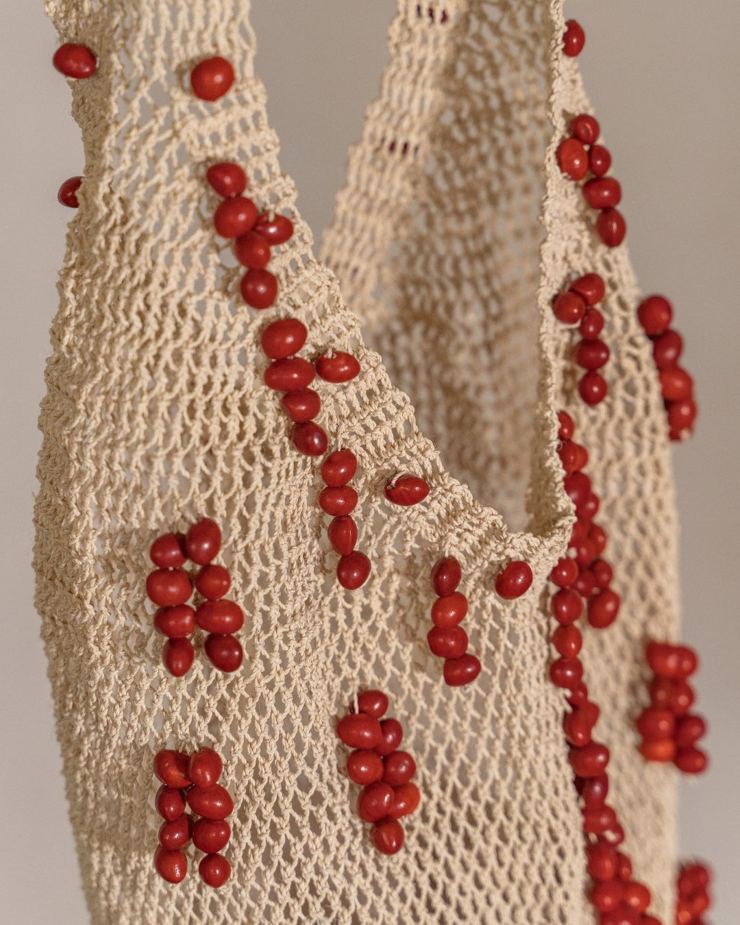 AYMA BAG IVORY-RED - imagen 2