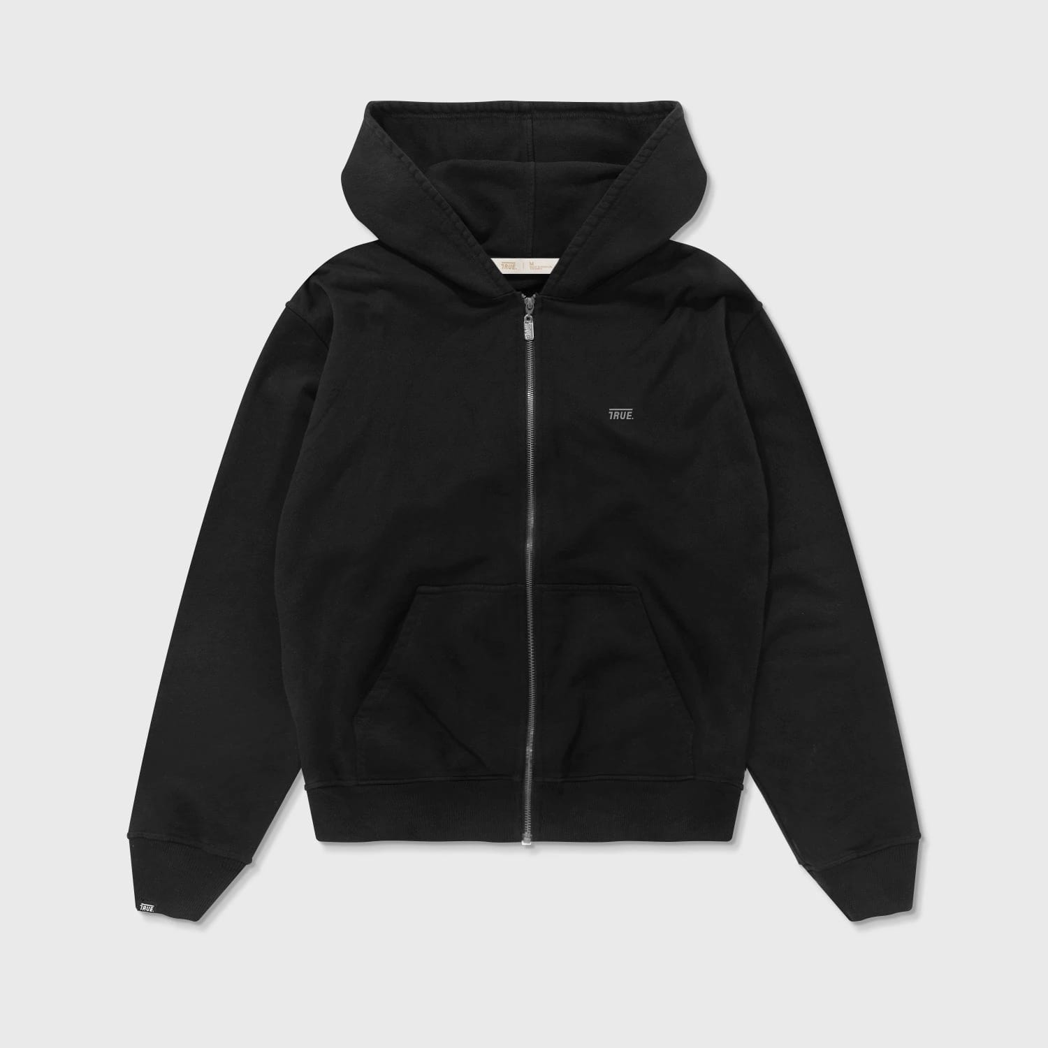 Classic Zipper Hoodie - Black - imagen 1