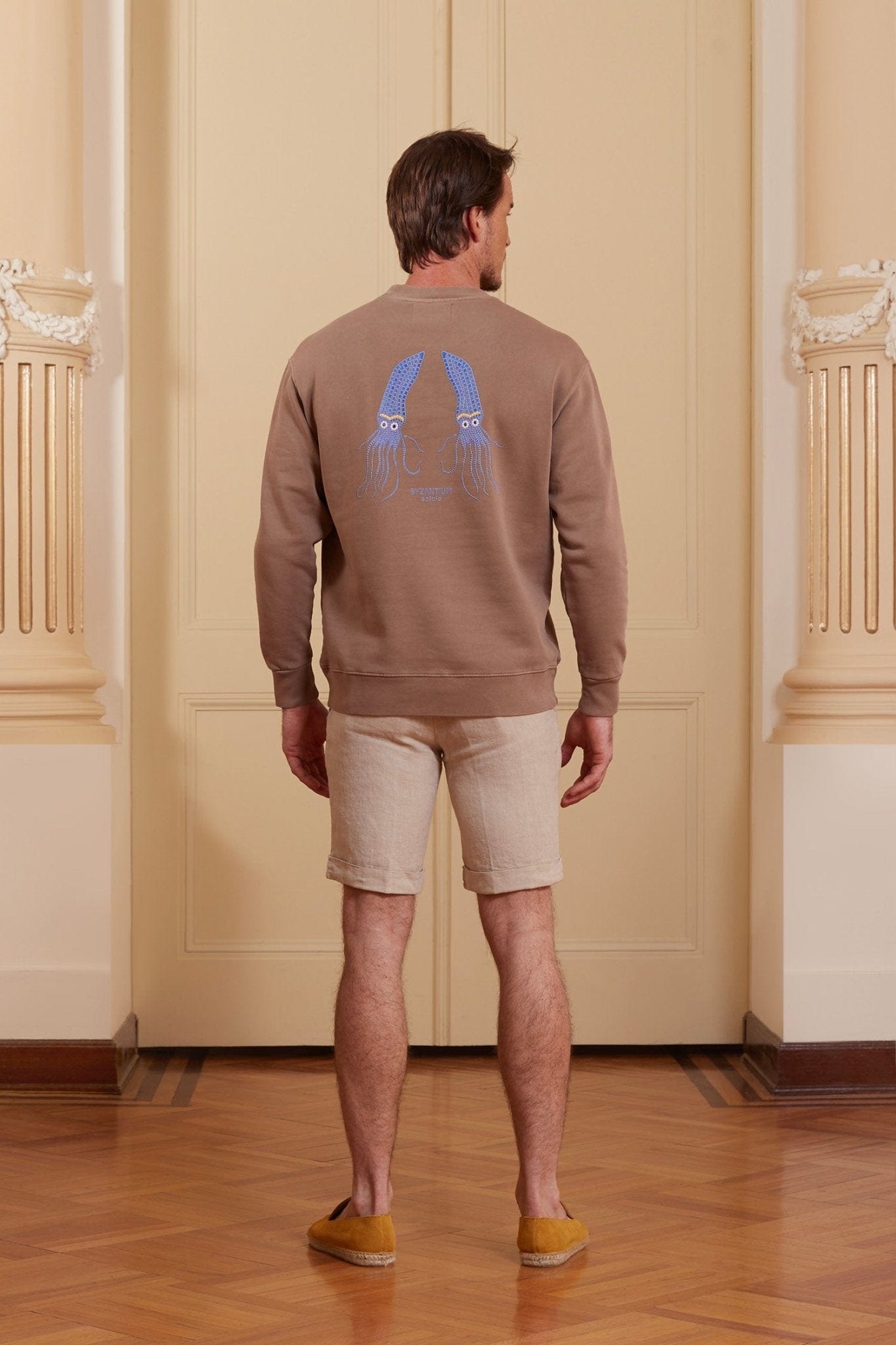 Men's petra sweatshirt brown - imagen 2