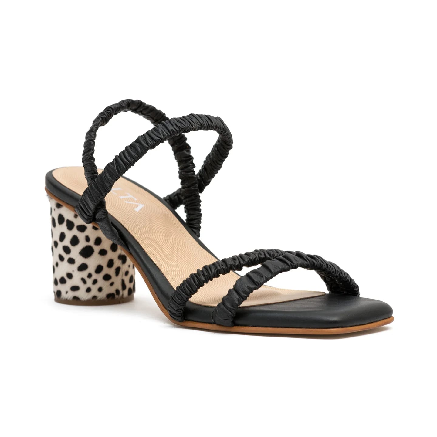 YVONNE BLACK SANDALS - imagen 4